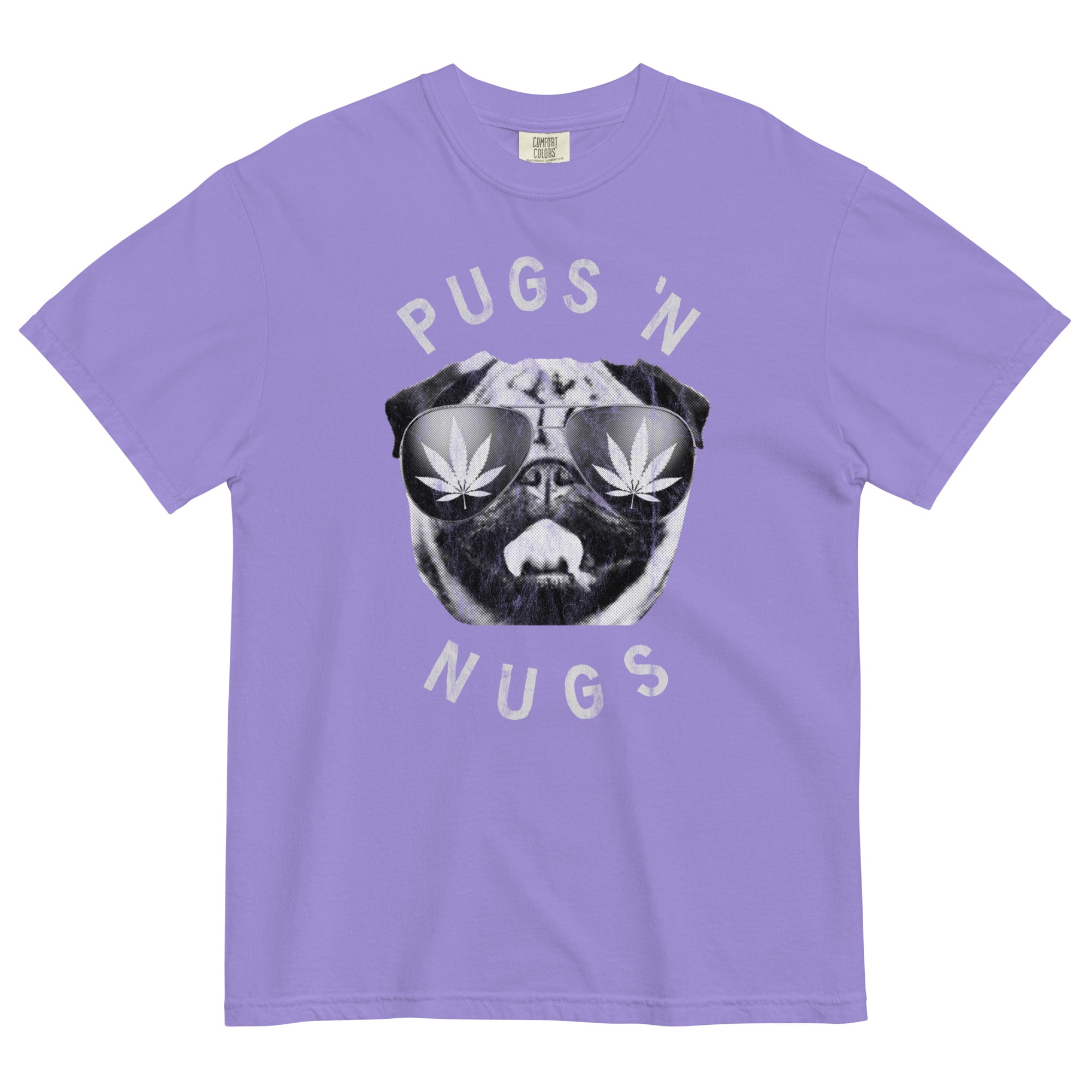 Pugs 'N Nugs Marijuana Dog Lover T-Shirt | Cannabis Pet Apparel | Magic Leaf Tees