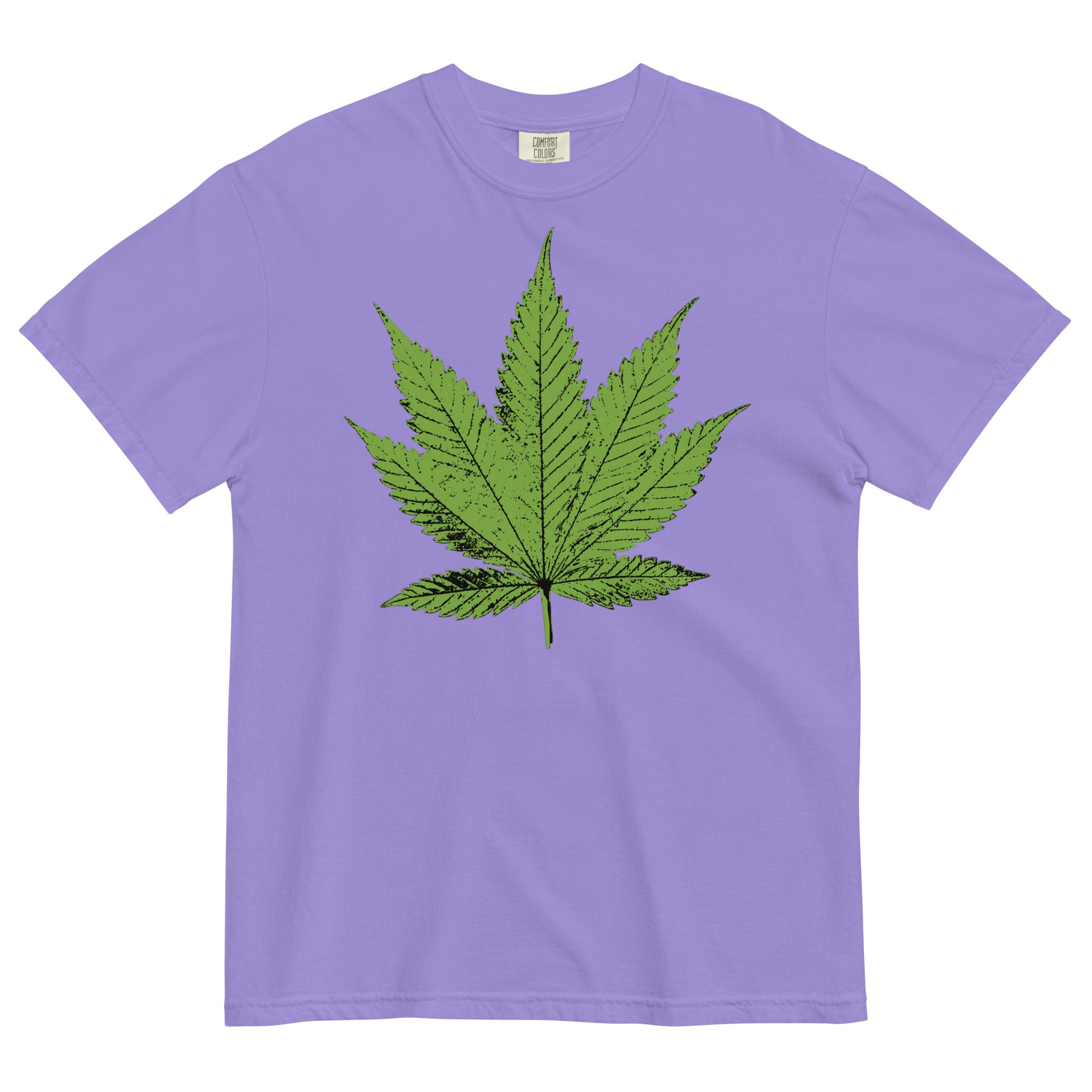 Giant Pot Leaf T-Shirt: Bold Stoner Apparel
