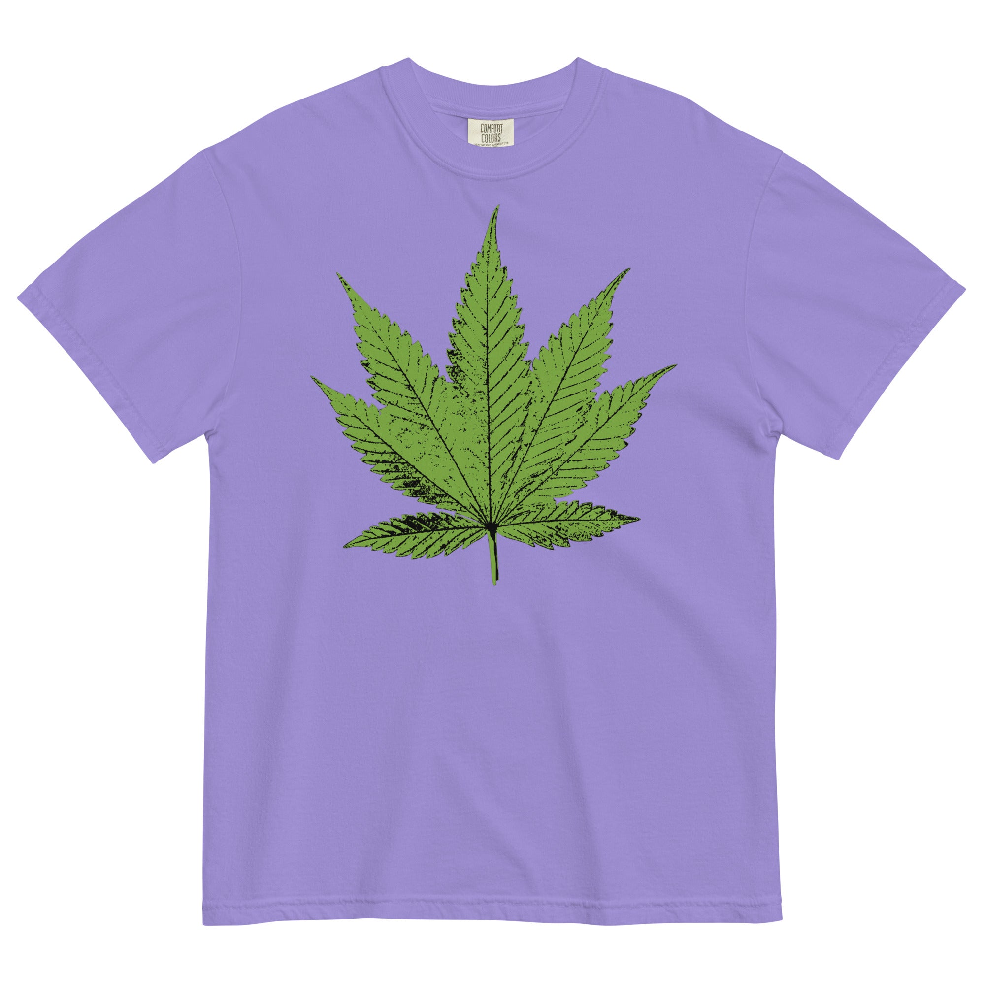 Giant Pot Leaf T-Shirt: Bold Stoner Apparel | Magic Leaf Tees