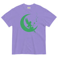  Weed Fairy on Crescent Moon Cannabis T-Shirt: Unique Weed Apparel | Magic Leaf Tees