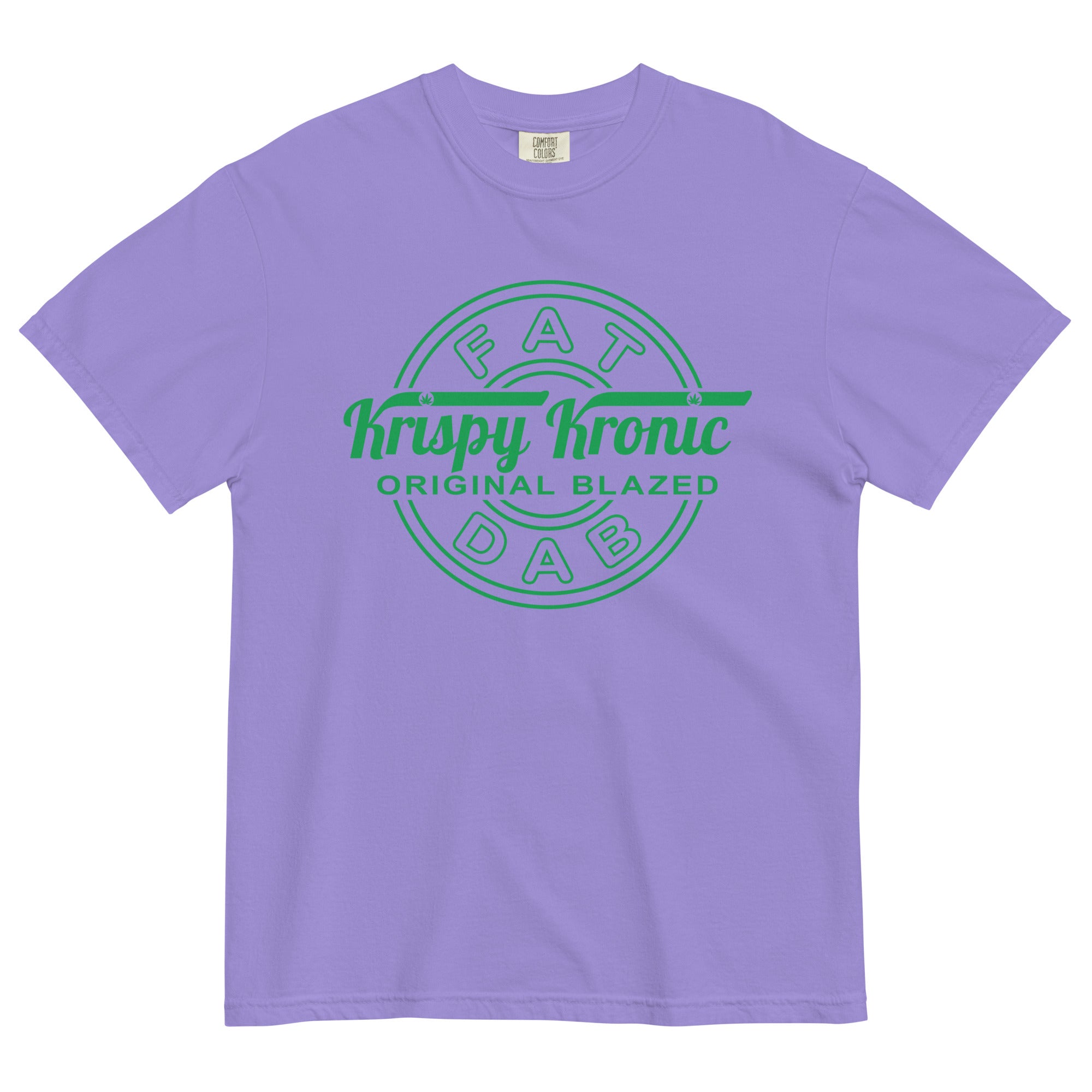 Krispy Kronic Original Blazed Fat Dabs T-Shirt – Funny Weed-Themed Apparel for Cannabis Dabbers | Magic Leaf Tees