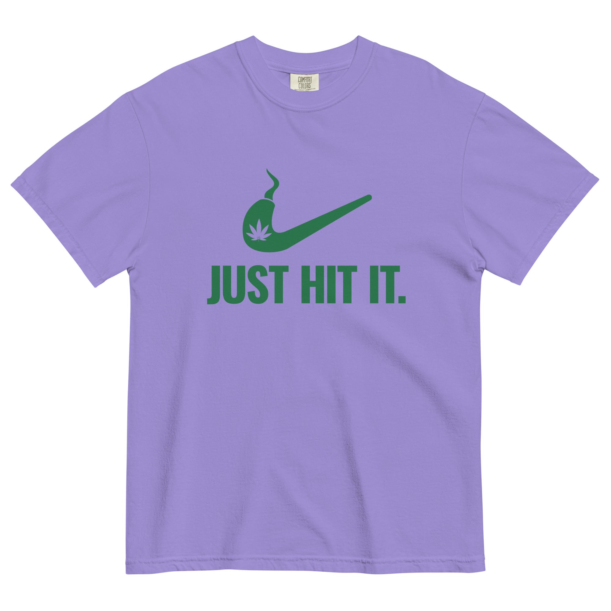 "Just Hit It" Funny Marijuana Logo T-Shirt – Magic Leaf Tees