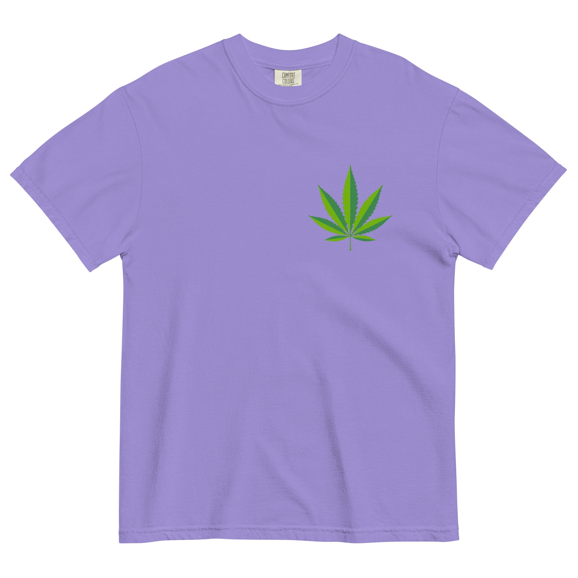 "Two-Tone Cannabis Leaf" Stylish Weed T-Shirt – Magic Leaf Tees