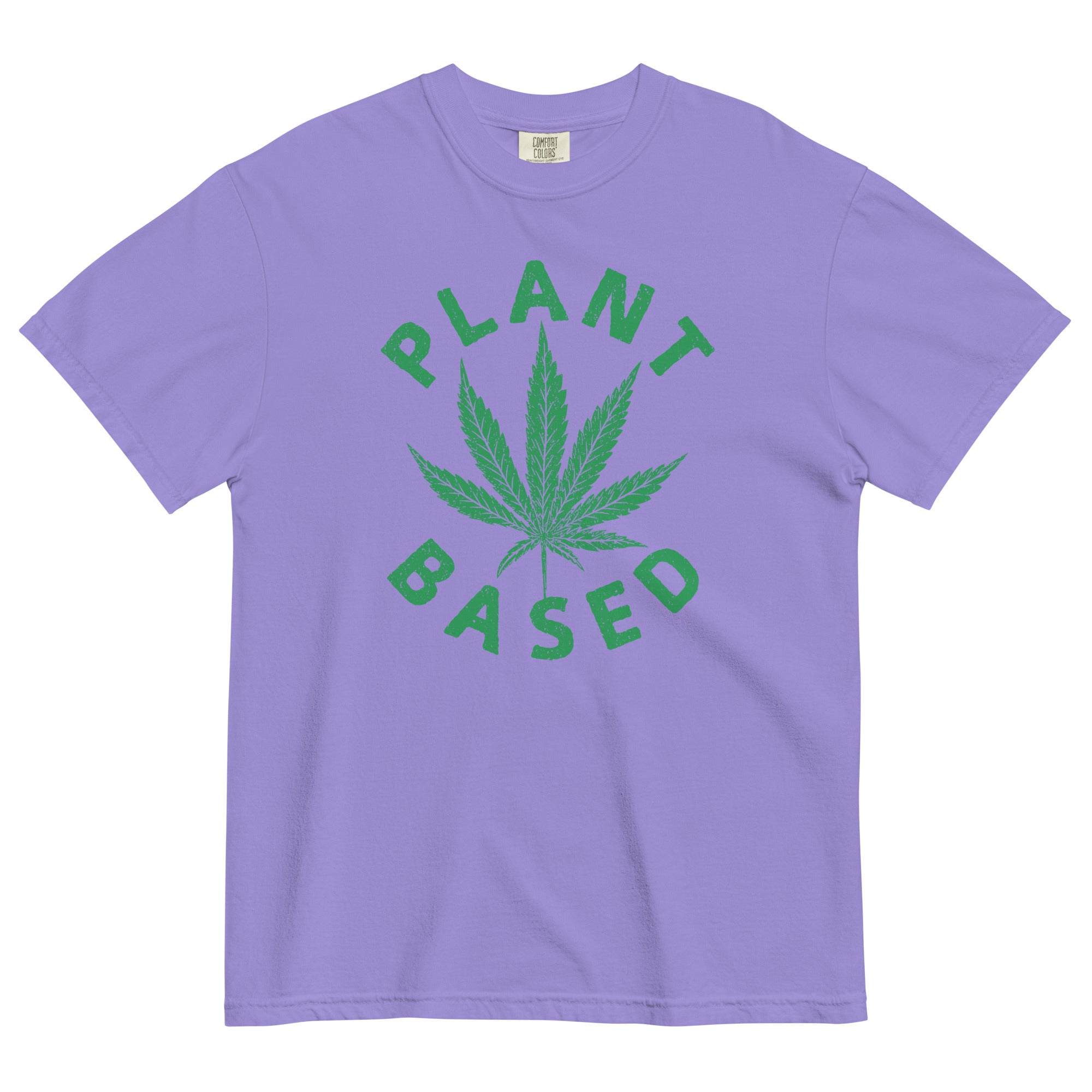 "Plant Based" Cannabis Leaf T-Shirt – Stylish Weed Design | Magic Leaf Tees