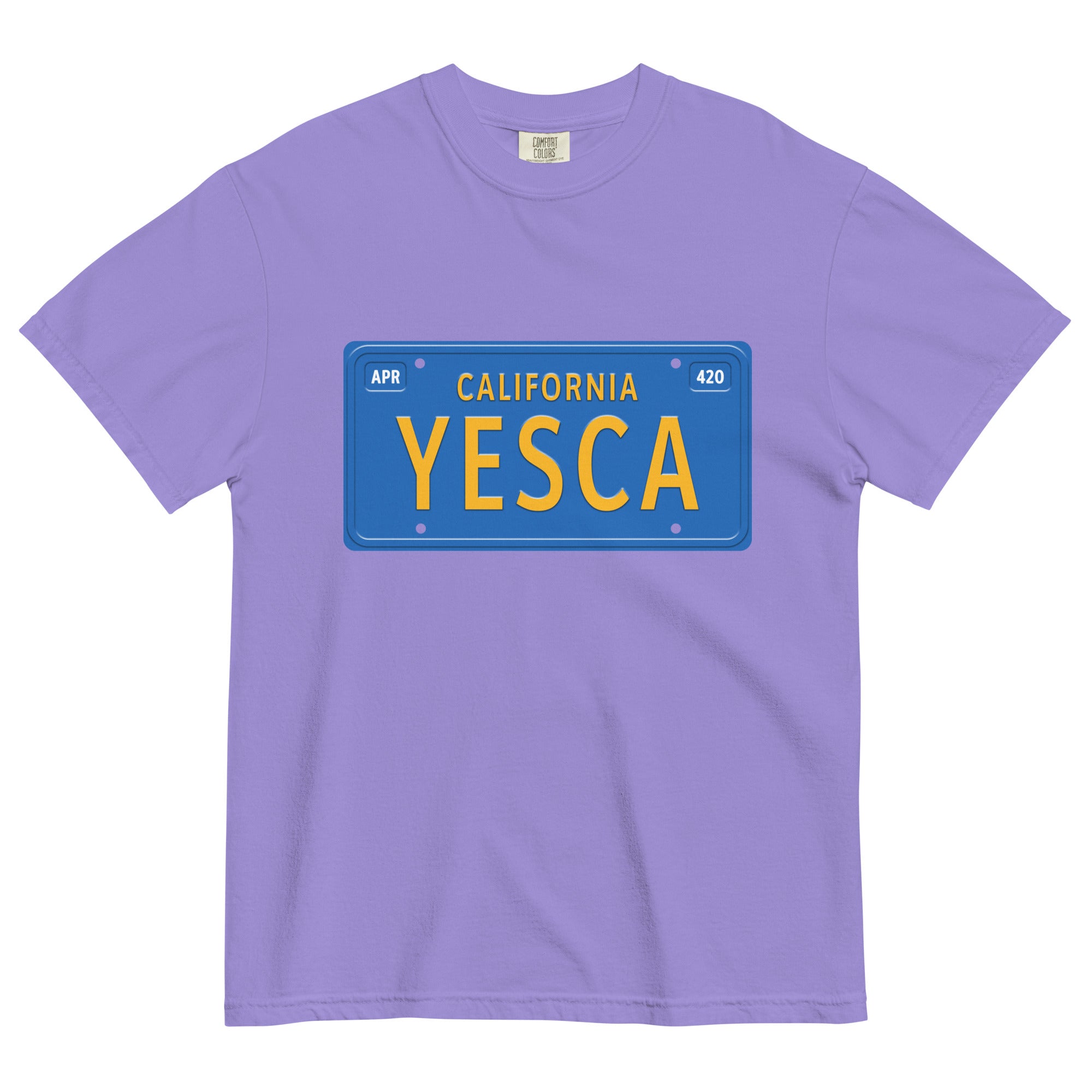 "Yesca" California License Plate Weed T-Shirt – Magic Leaf Tees