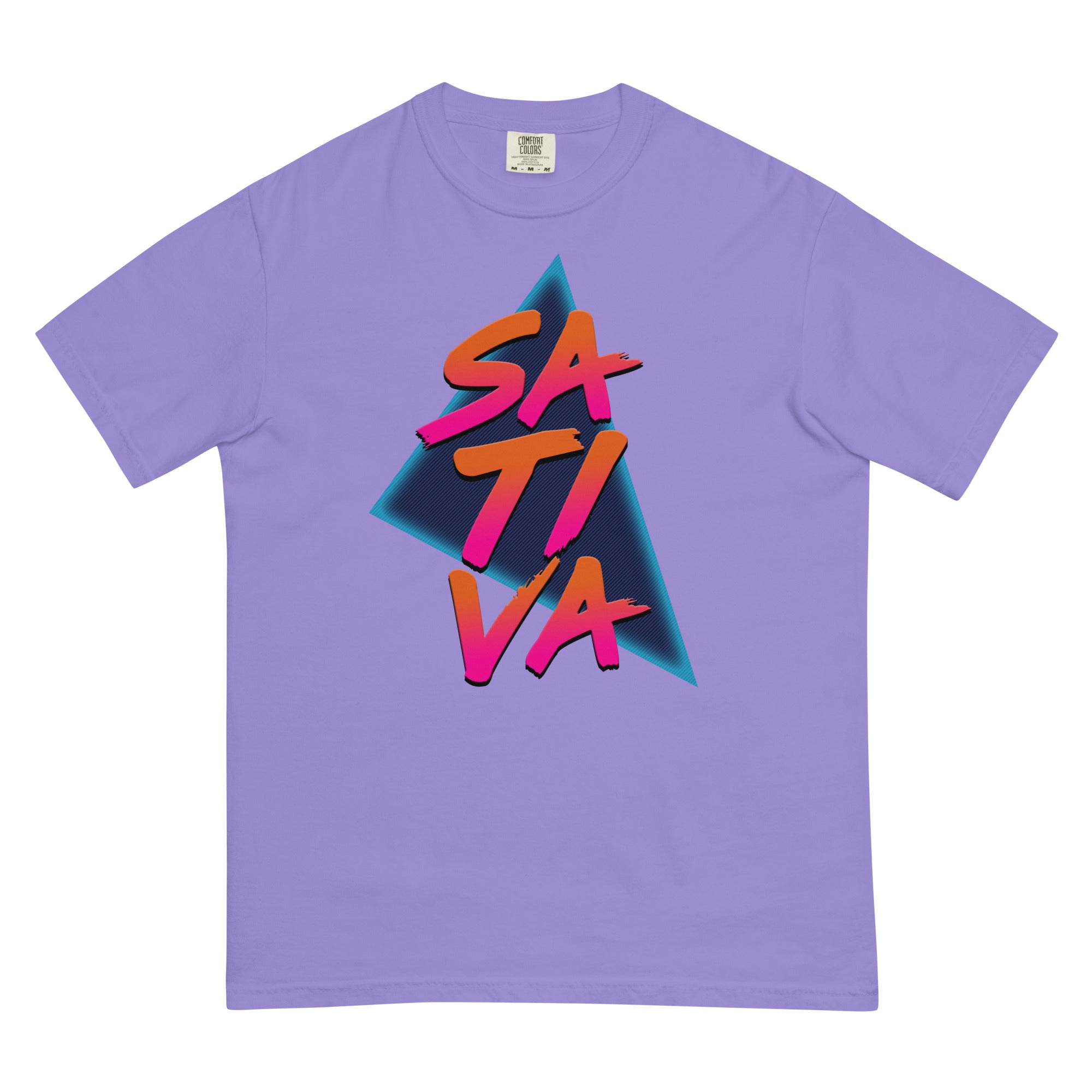 Retro 80’s Sativa T-Shirt – Vibrant Weed Apparel | Magic Leaf Tees