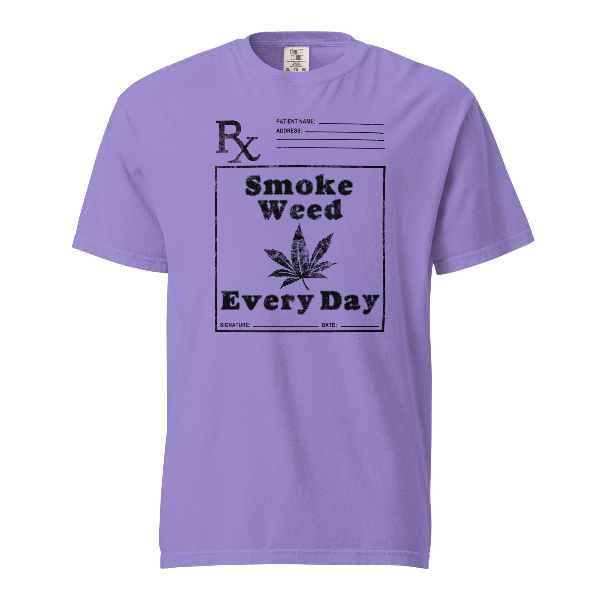 Smoke Weed Everyday T-Shirt – Funny Doctor’s Rx Weed Apparel | Magic Leaf Tees