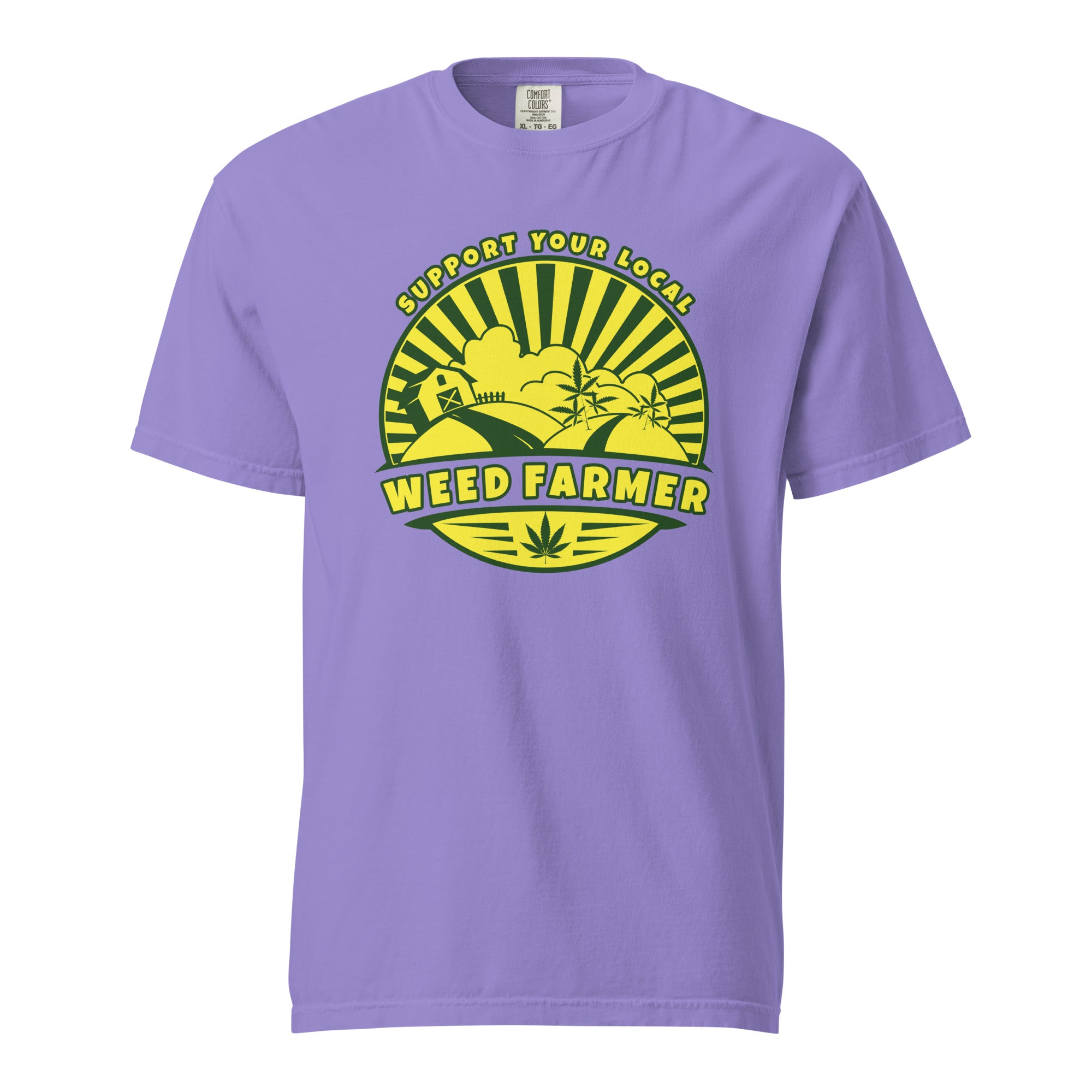 Support Your Local Weed Farmer T-Shirt – Cannabis Lifestyle Apparel | Magic Leaf Tees