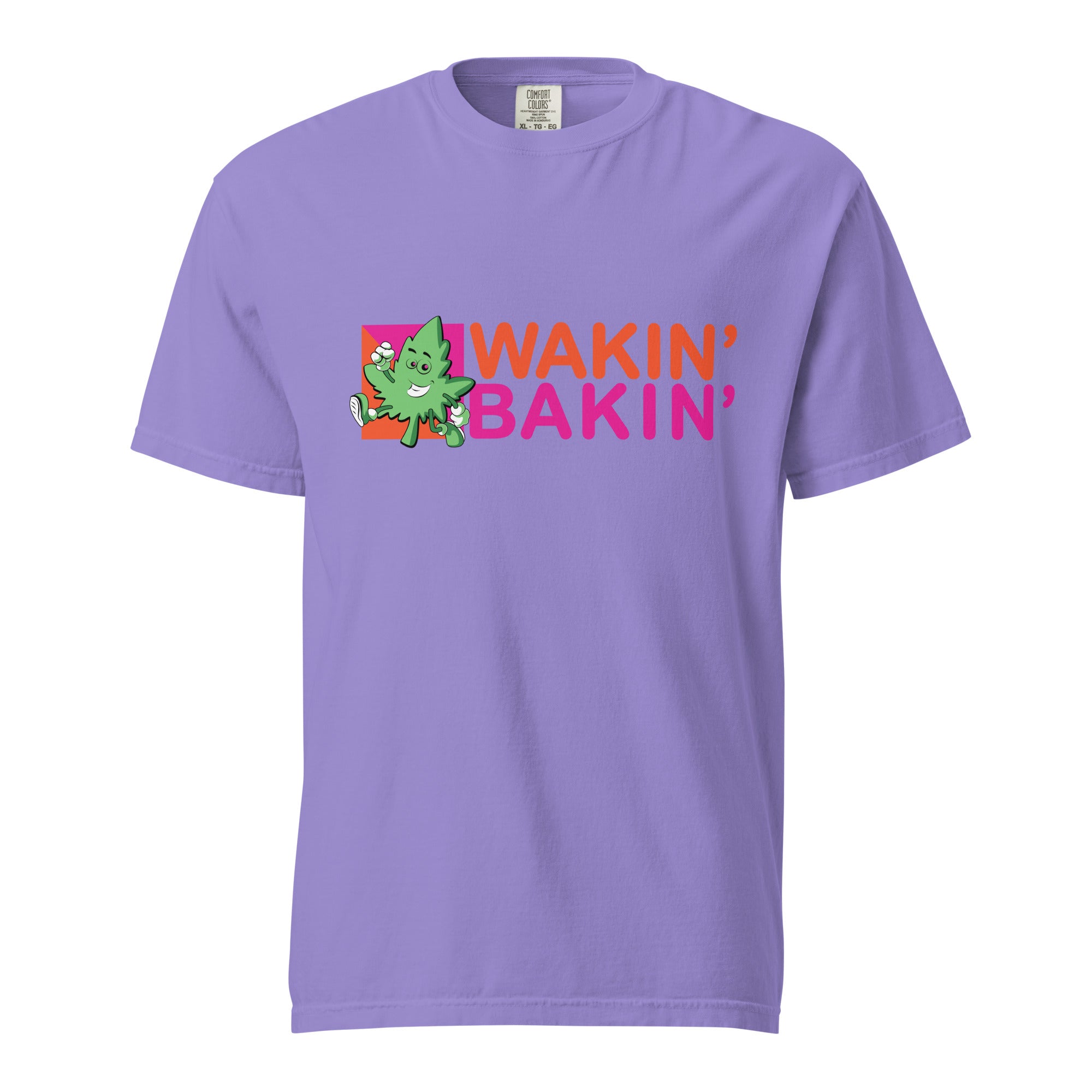 Wakin' Bakin' T-Shirt – Funny Weed Apparel Donut Shop Logo | Magic Leaf Tees