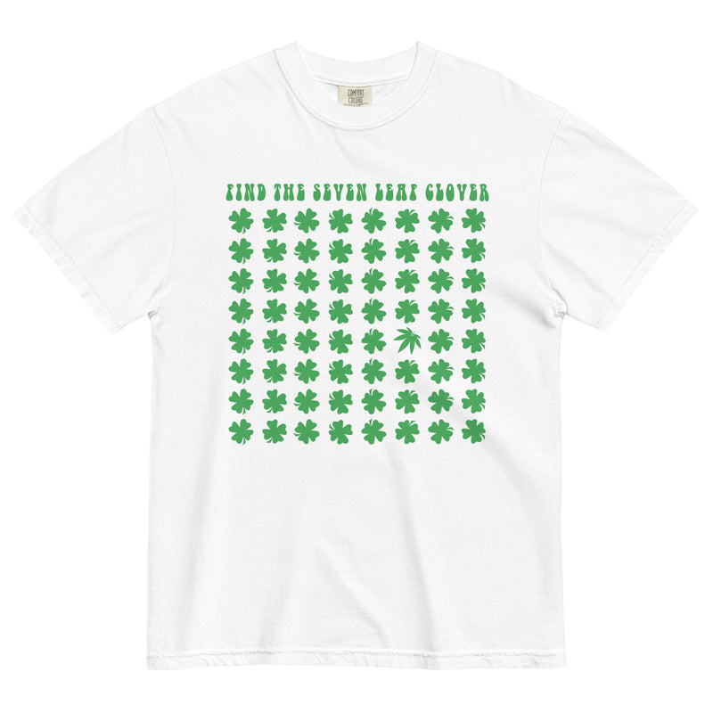High Times and Seven Leaf Clovers Tee | Funny St. Patrick's Day Weed Shirt | Cannabis Luck Humor | Magic Leaf Tees