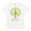 Ganja Yoga Buddha Tee | Cannabis and Yoga Shirt | Zen Herbal Fusion | Magic Leaf Tees