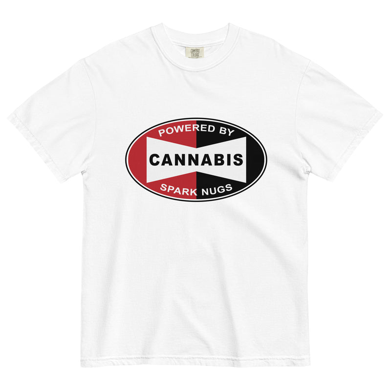 Stoner Mechanics Spark Plug Logo Cannabis T-Shirt | Unique Weed Apparel | Magic Leaf Tees