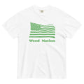 Weed Nation American Flag T-Shirt | Patriotic Cannabis Apparel | Magic Leaf Tees