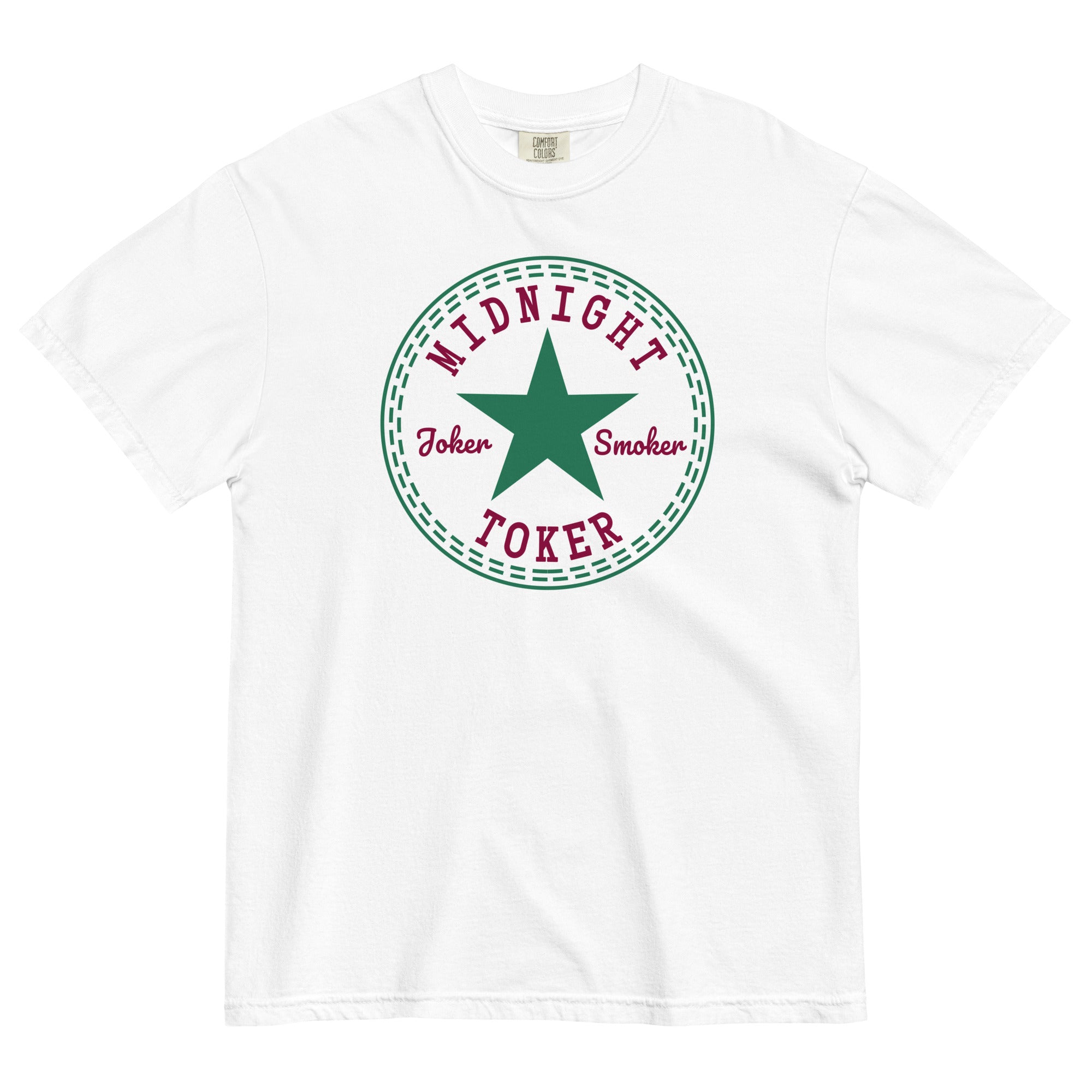 Joker Smoker Midnight Toker All Stars T-Shirt: Cannabis Sneaker Logo Weed Shirt | Magic Leaf Tees