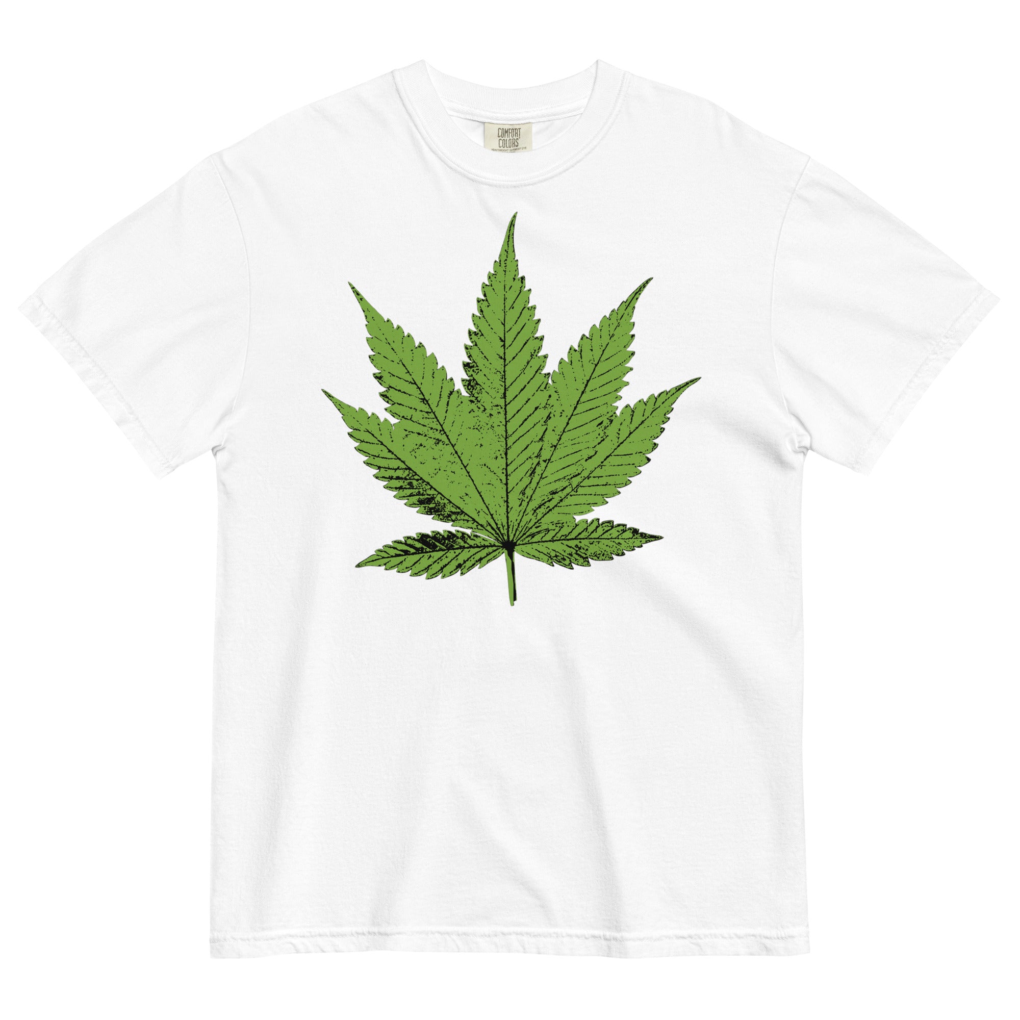 Giant Pot Leaf T-Shirt: Bold Stoner Apparel | Magic Leaf Tees