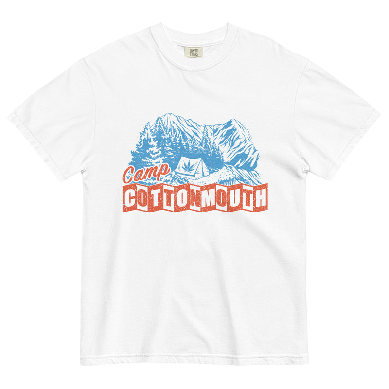 Camp Cottonmouth T-Shirt: Mountain Cabin Stoner Apparel | Magic Leaf Tees