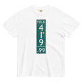 419 Highway Mileage Sign Themed T-Shirt: Cannabis Enthusiast Apparel | Magic Leaf Tees