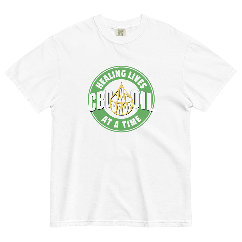 CBD Oil Healing Lives T-Shirt: Promoting Wellness One Drop at a Time | Magic Leaf Tees