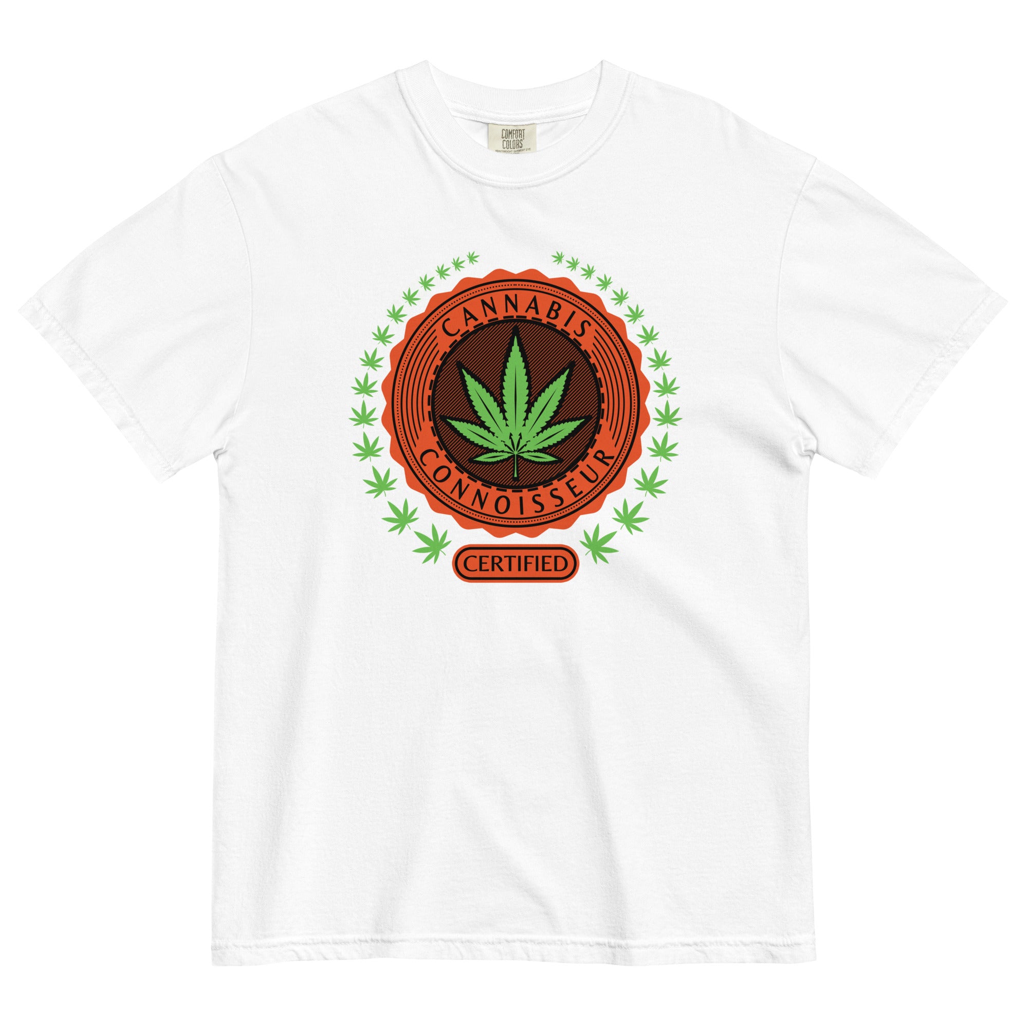 Certified Cannabis Connoisseur Badge T-Shirt: Elevate Your Weed Clothing!