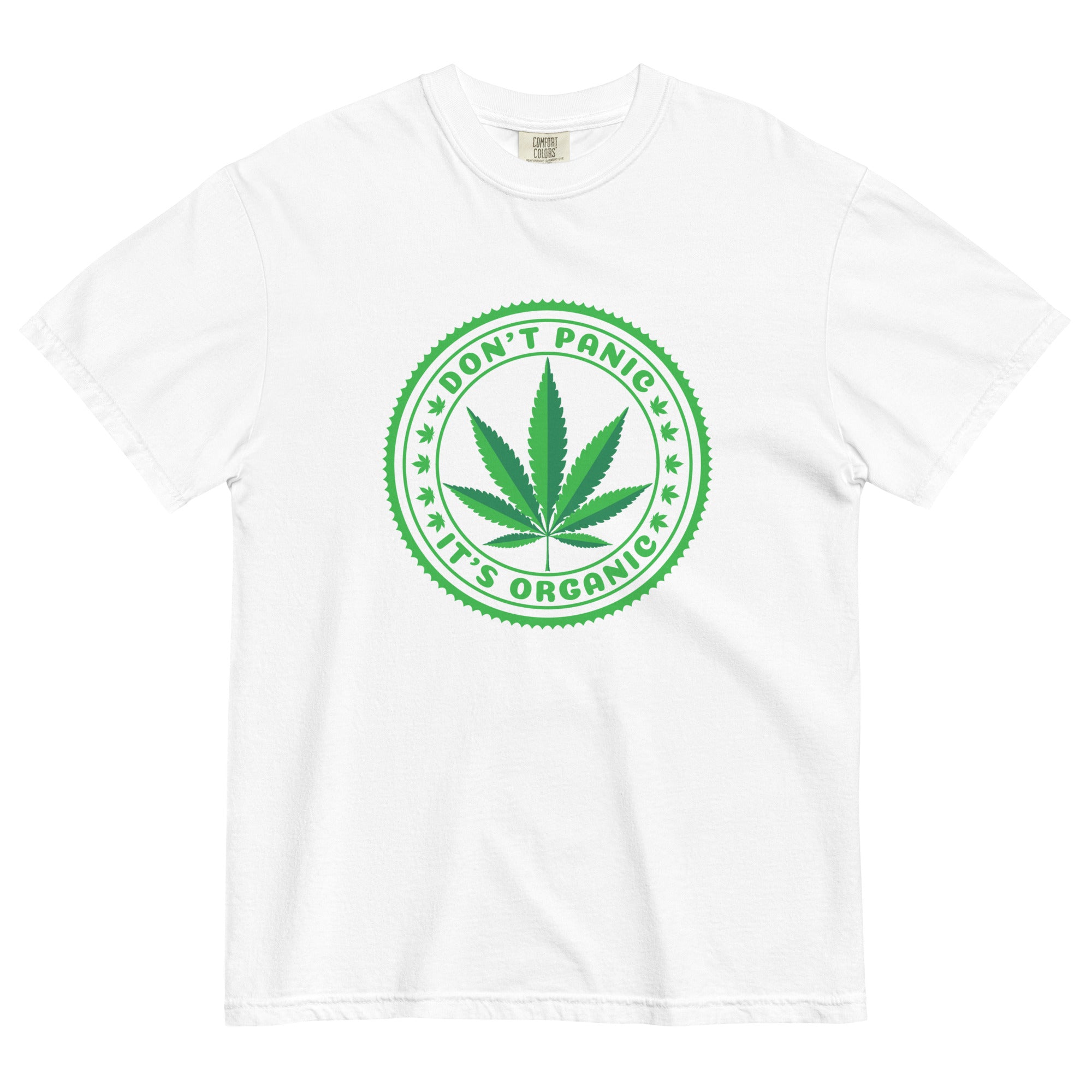 Don't Panic It's Organic Cannabis T-Shirt: Stylish Weed Tee | Magic Leaf Tees