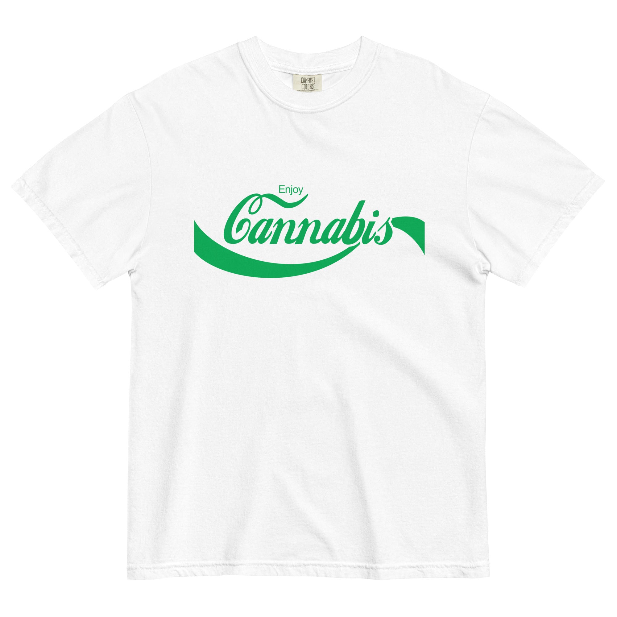Funny Mariguana Iguana T-Shirt – 420 Weed Graphic Tee – Heather Navy – Crazy Dog
