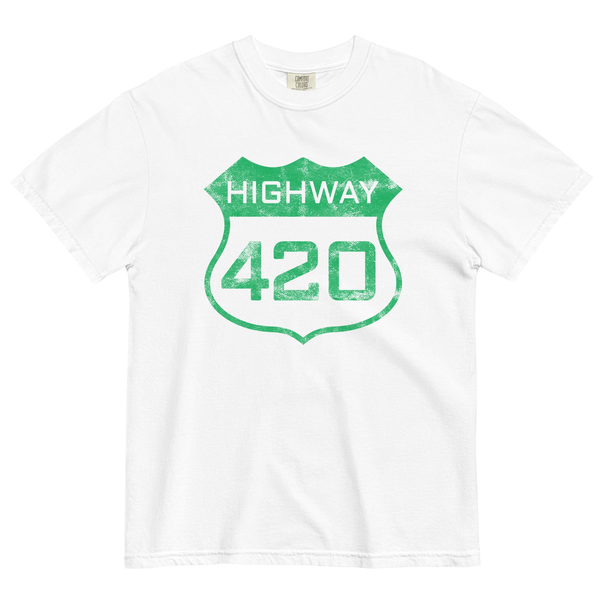 Highway 420 Funny Cannabis T-Shirt – Perfect Weed Shirt for Stoners