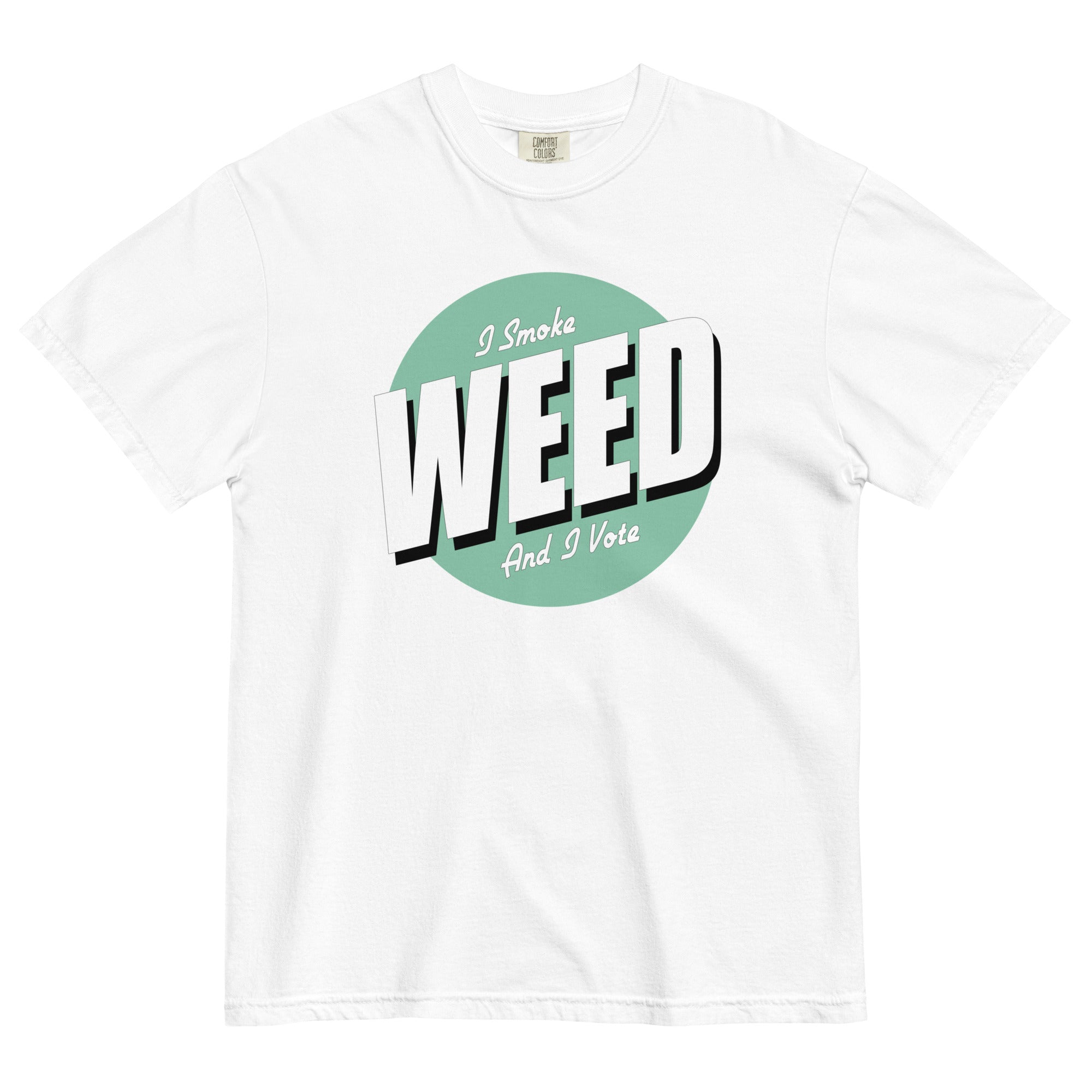 I Smoke Weed And I Vote T-Shirt for Marijuana Legalization Advocates | Magic Leaf Tees