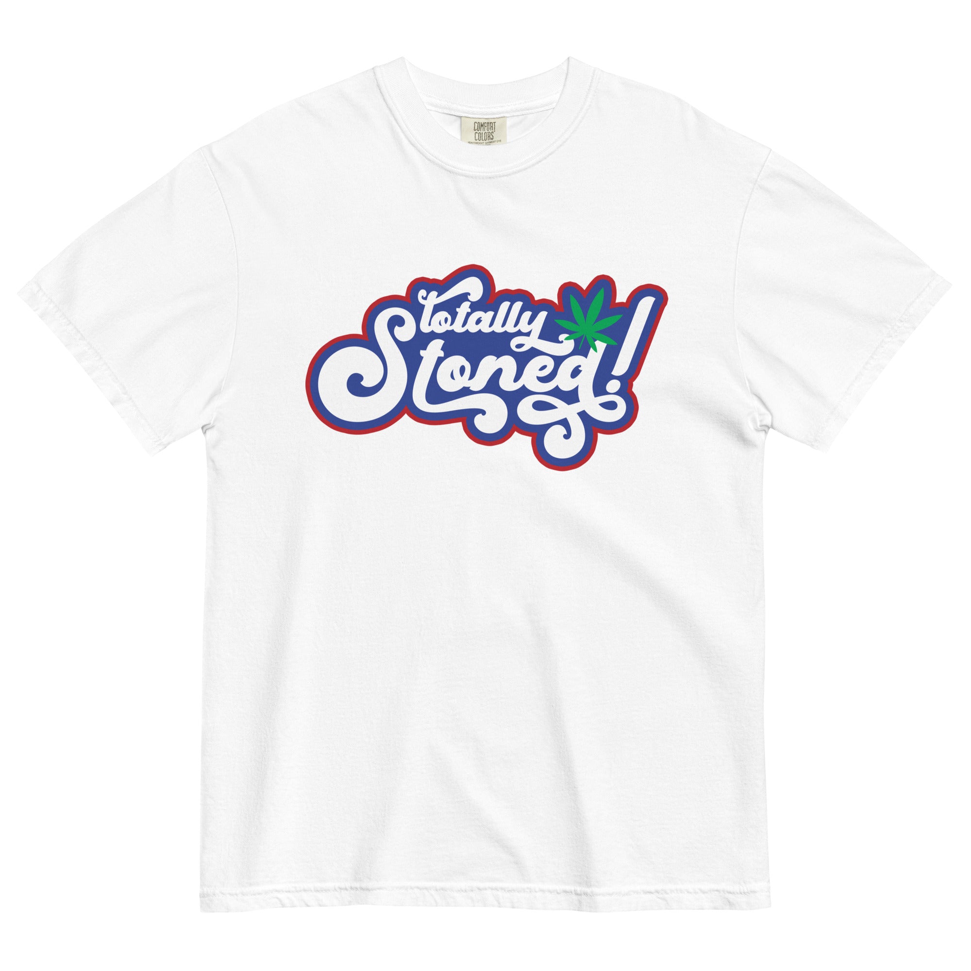 Totally Stoned Retro-Style Cannabis T-Shirt - Vintage Weed Apparel for Trendsetters | Magic Leaf Tees