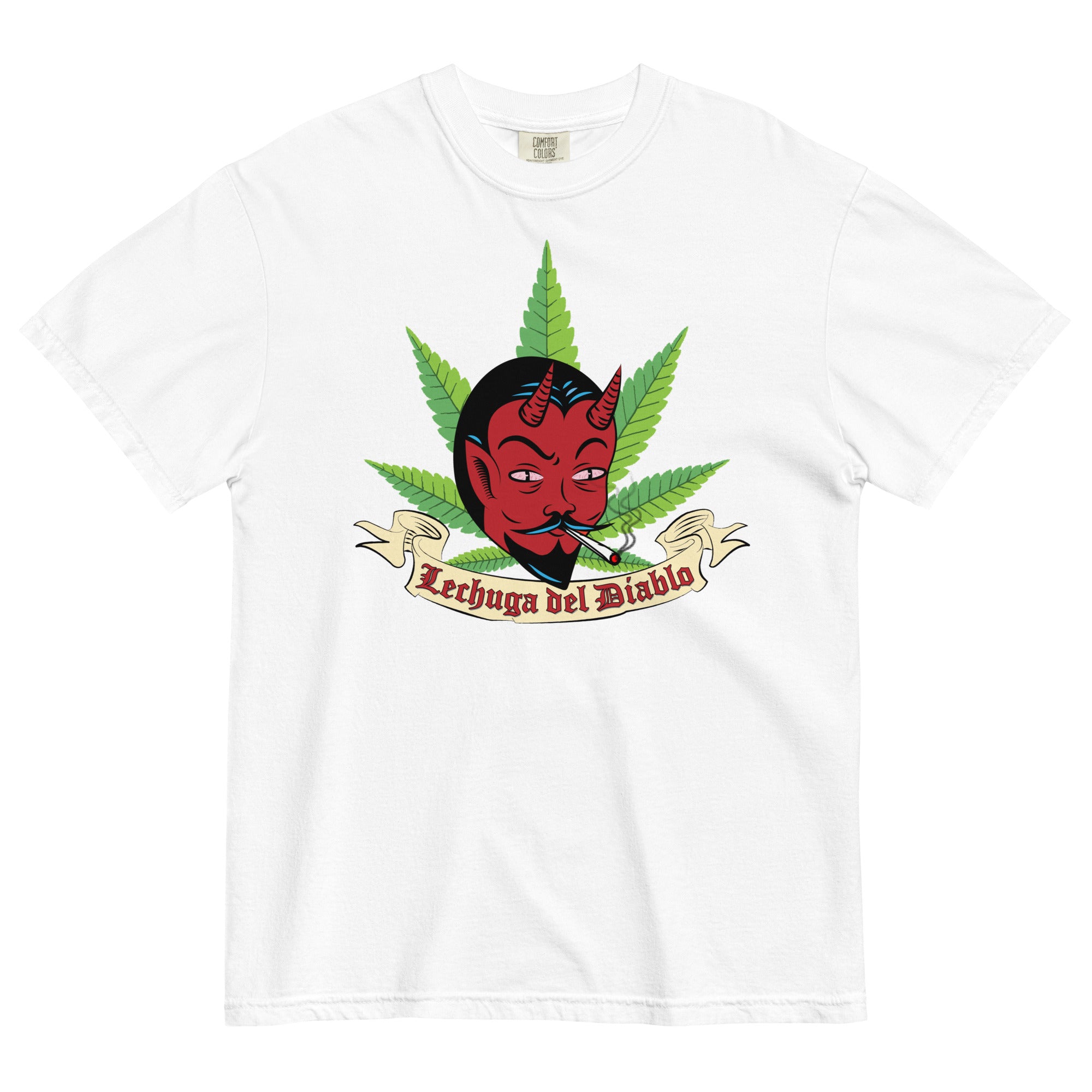 "Lechuga del Diablo" Pot-Smoking Devil Weed T-Shirt – Magic Leaf Tees