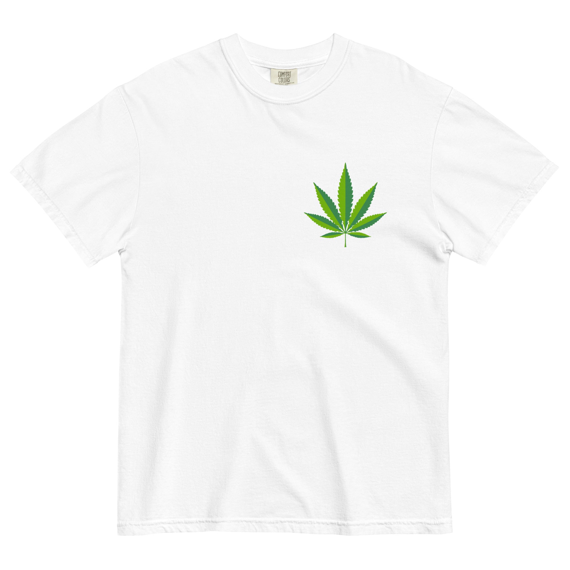 "Two-Tone Cannabis Leaf" Stylish Weed T-Shirt – Magic Leaf Tees