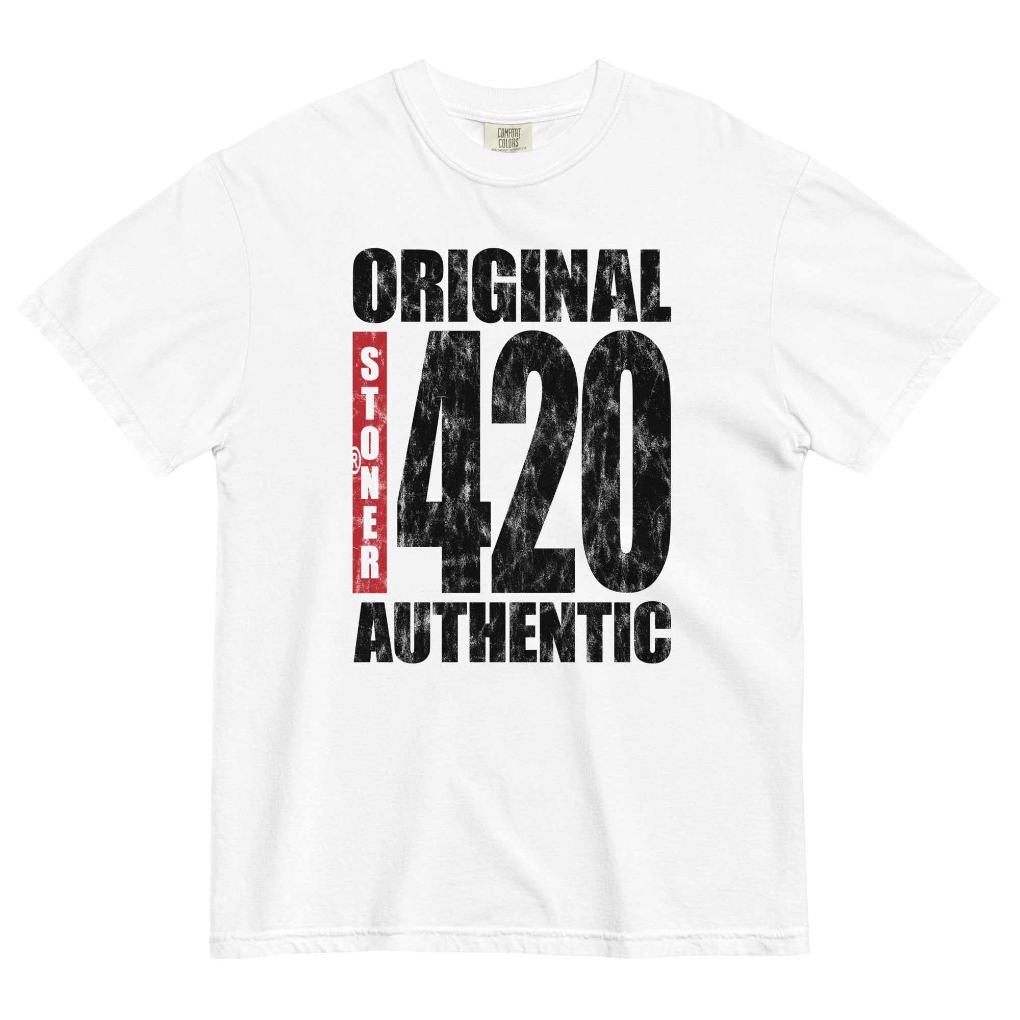 "Original Authentic 420 Stoner" Classic Weed T-Shirt – Magic Leaf Tees