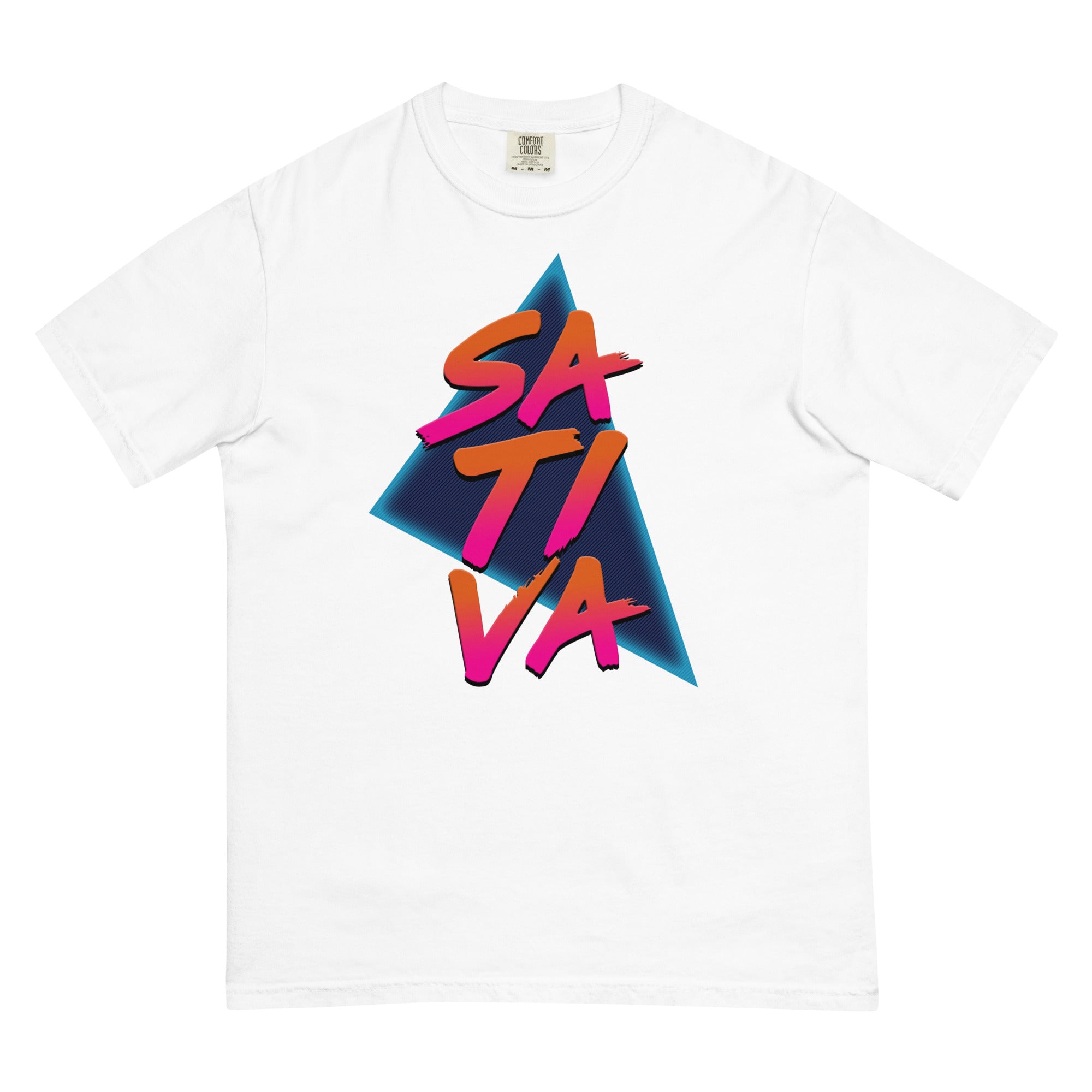 Retro 80’s Sativa T-Shirt – Vibrant Weed Apparel | Magic Leaf Tees