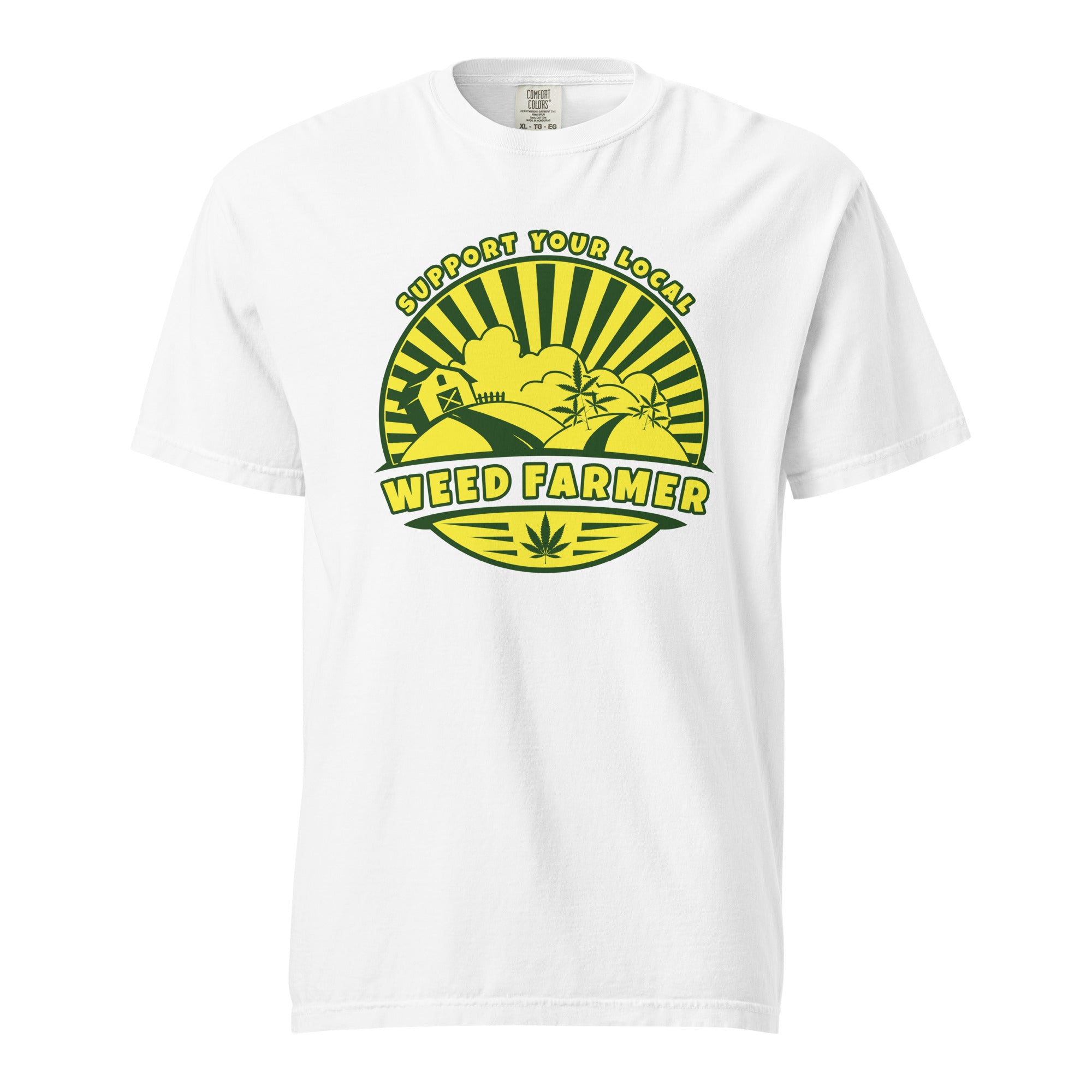 Support Your Local Weed Farmer T-Shirt – Cannabis Lifestyle Apparel | Magic Leaf Tees