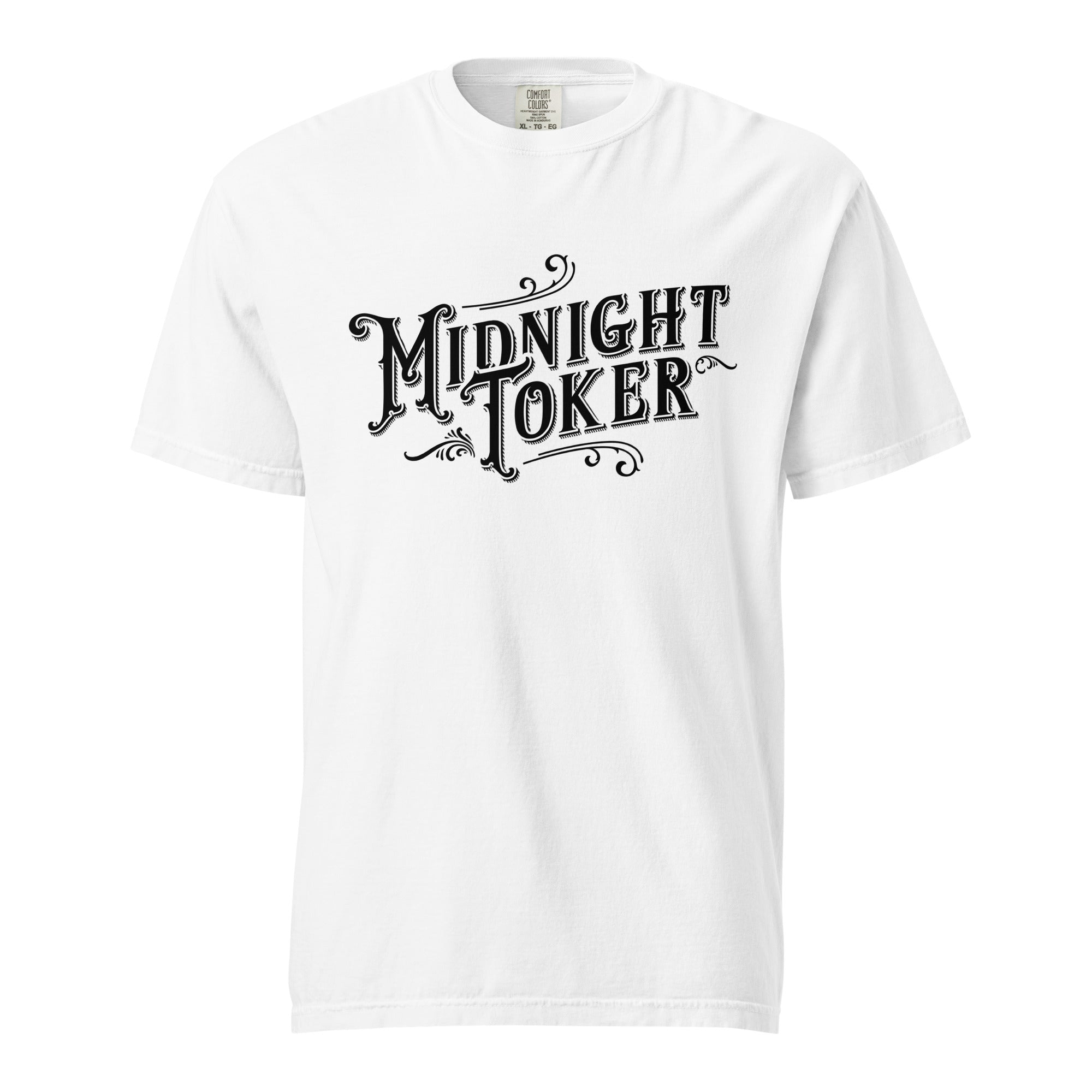 Midnight Toker T-Shirt – Vintage Weed Apparel | Magic Leaf Tees