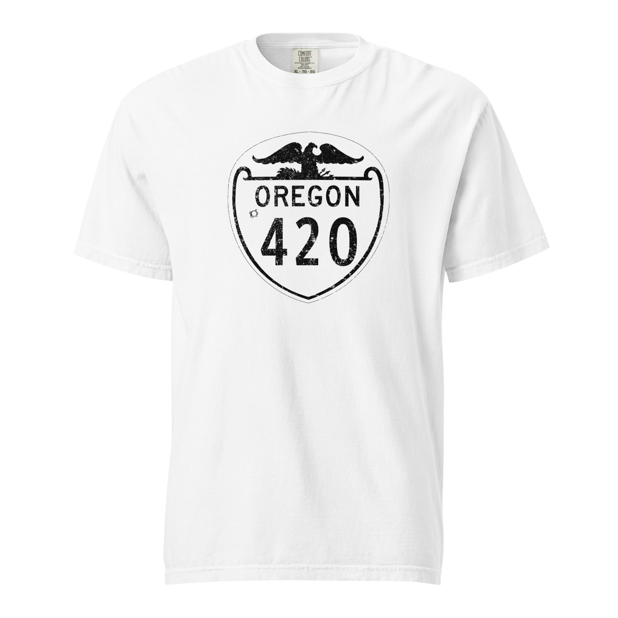 Oregon 420 Highway Sign Weed Shirt | Oregon Cannabis Graphic Tee | Magic Leaf Tees