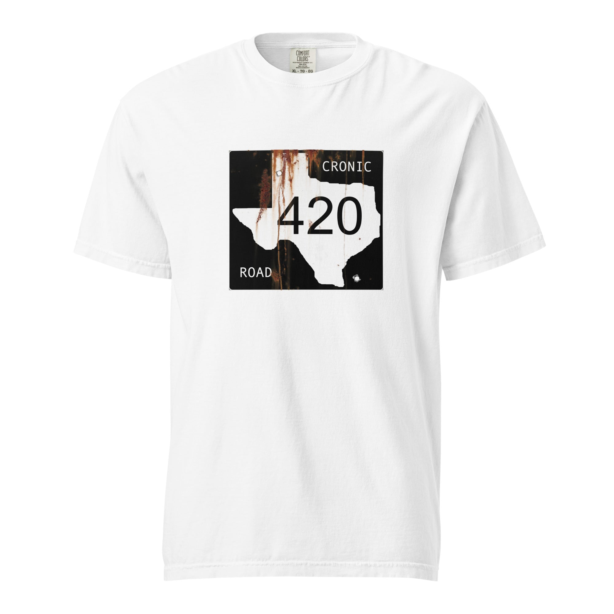 420 Cronic Road Texas Highway Sign Weed Shirt