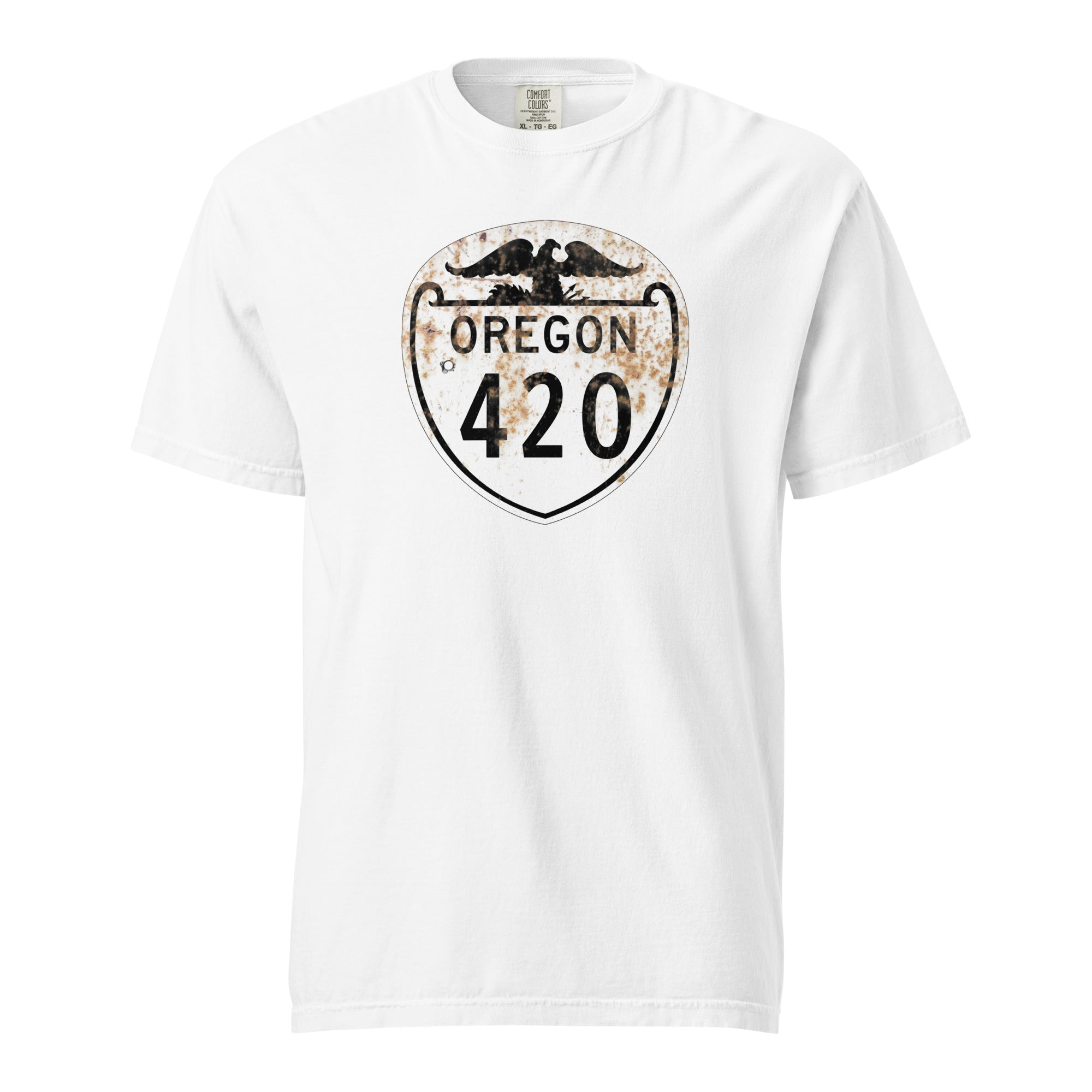 Oregon 420 Highway Sign Weed Shirt | Oregon Cannabis Graphic Tee | Magic Leaf Tees