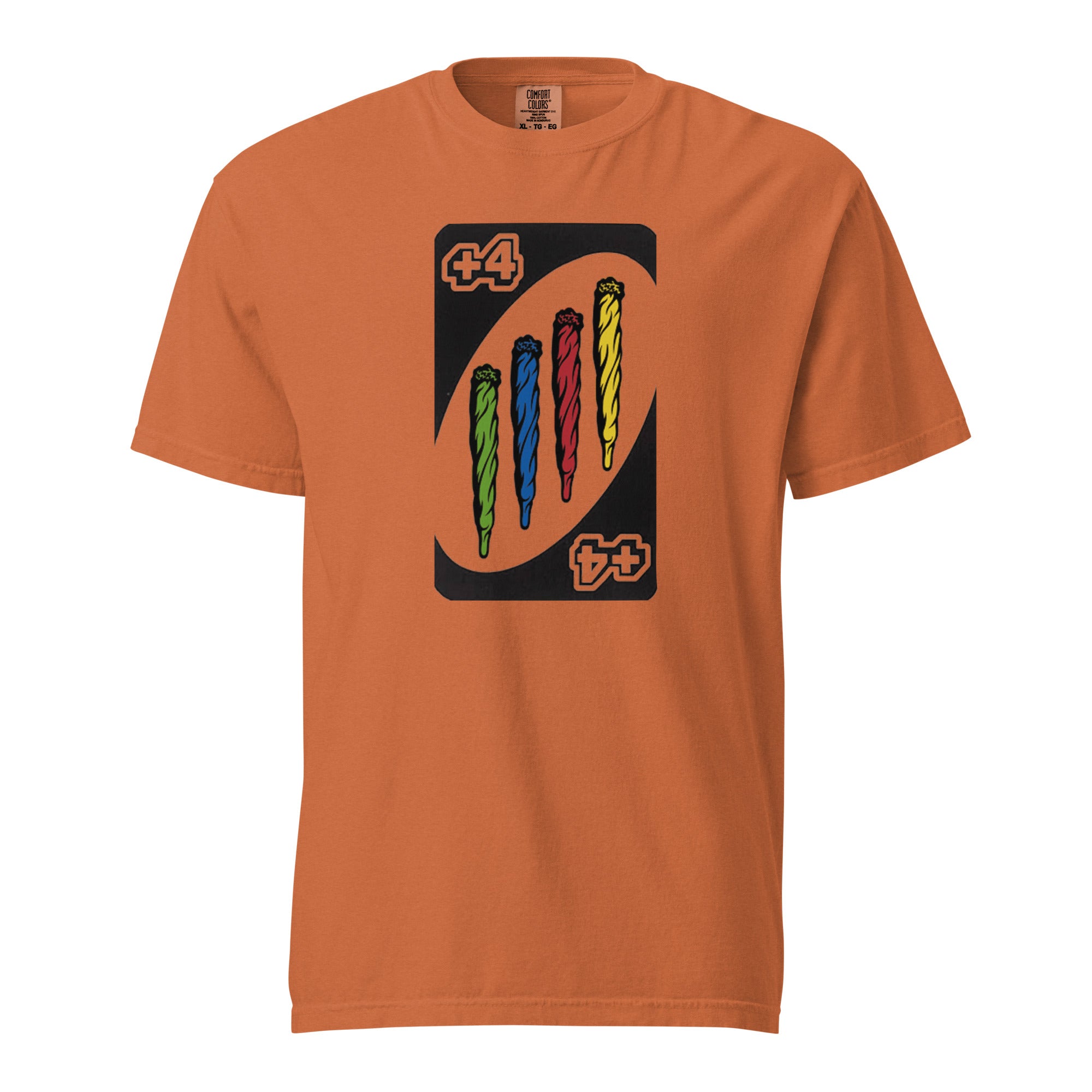 Draw Four Weed T-Shirt, Funny Cannabis Card Game Tee, +4 Joint 420 Graphic Shirt, Magic Leaf Tees