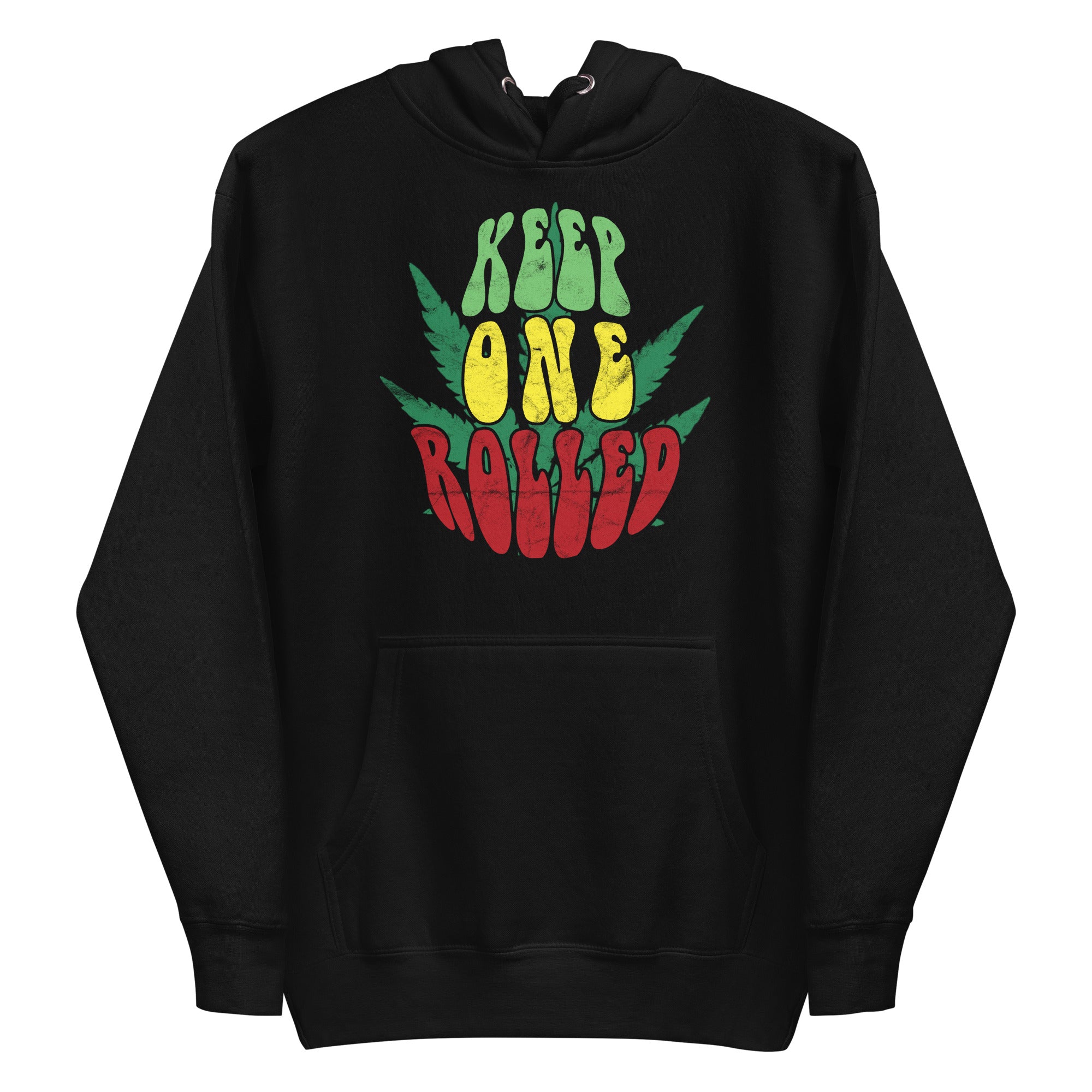 Cozy 'Keep One Rolled' Hoodie | 420-Inspired Cannabis Hoodie | Weed Enthusiast Apparel | Magic Leaf Tees