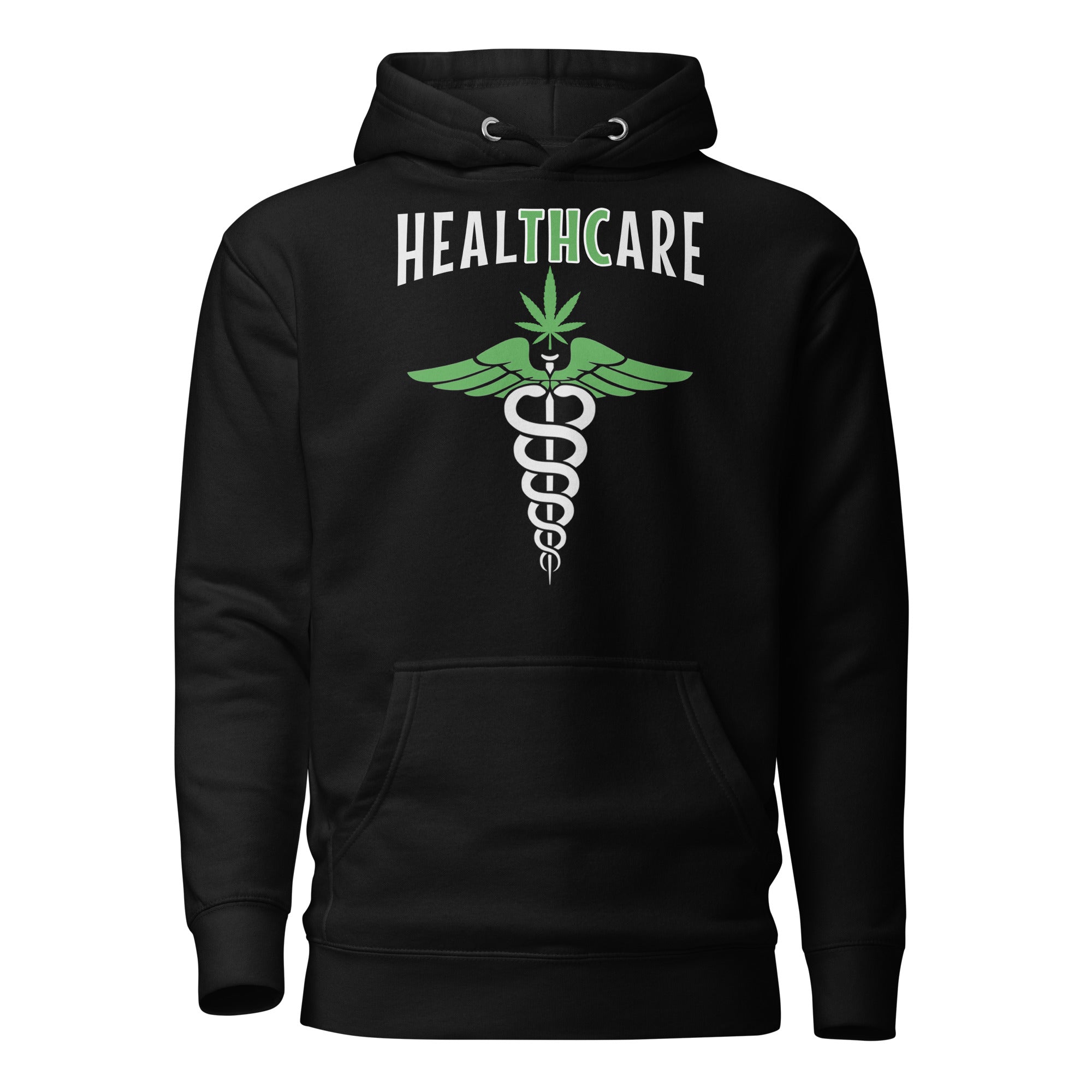 THC Healthcare Medical Marijuana Hoodie – Perfect Weed Hoodie for Cannabis Enthusiasts | Magic Leaf Tees