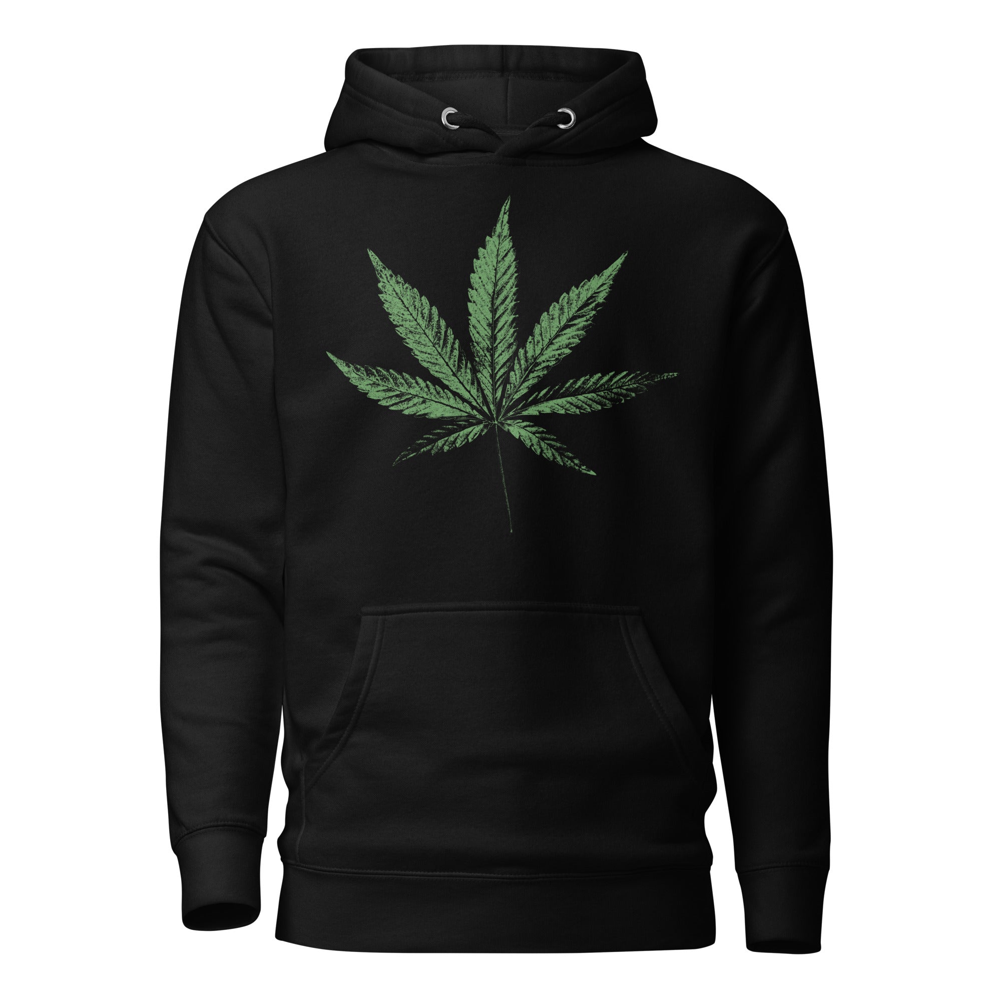 Pressed Leaf Cannabis Hoodie – Stylish Weed Apparel | Magic Leaf Tees