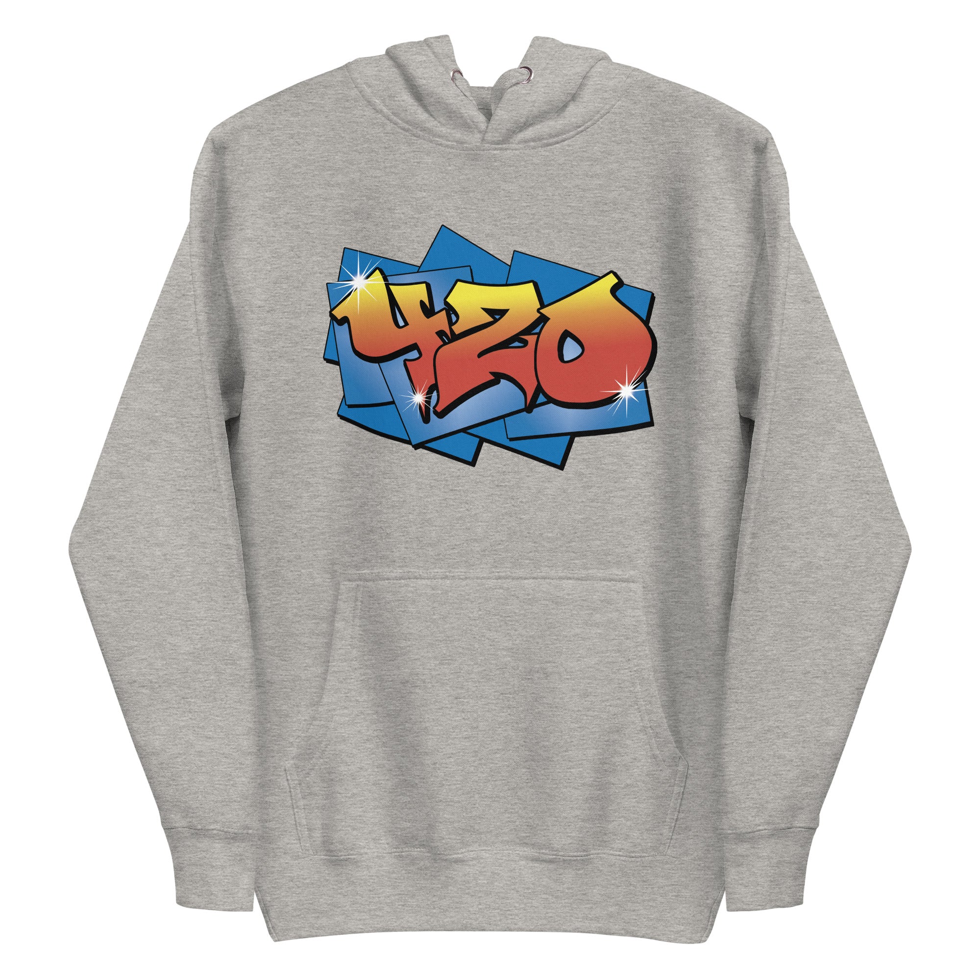 Graffiti 420 Hoodie | Urban Cannabis Hoodie | Street Art Weed Fashion | Magic Leaf Tees