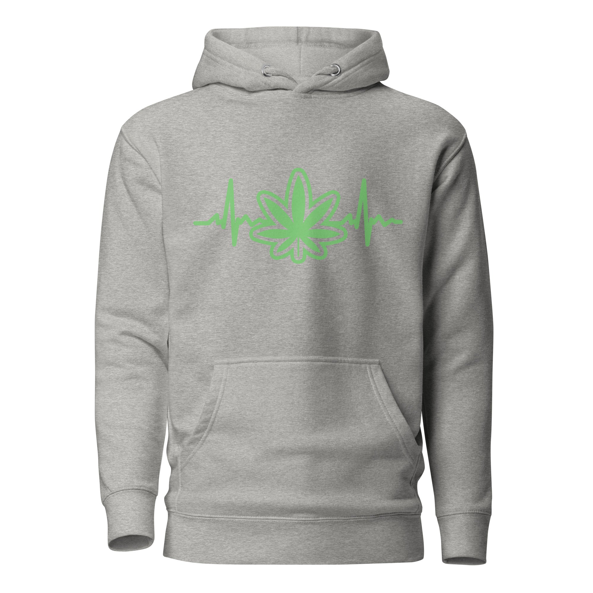 Heartbeat Weed Hoodie – Perfect Cannabis Hoodie for Stoners | Magic Leaf Tees