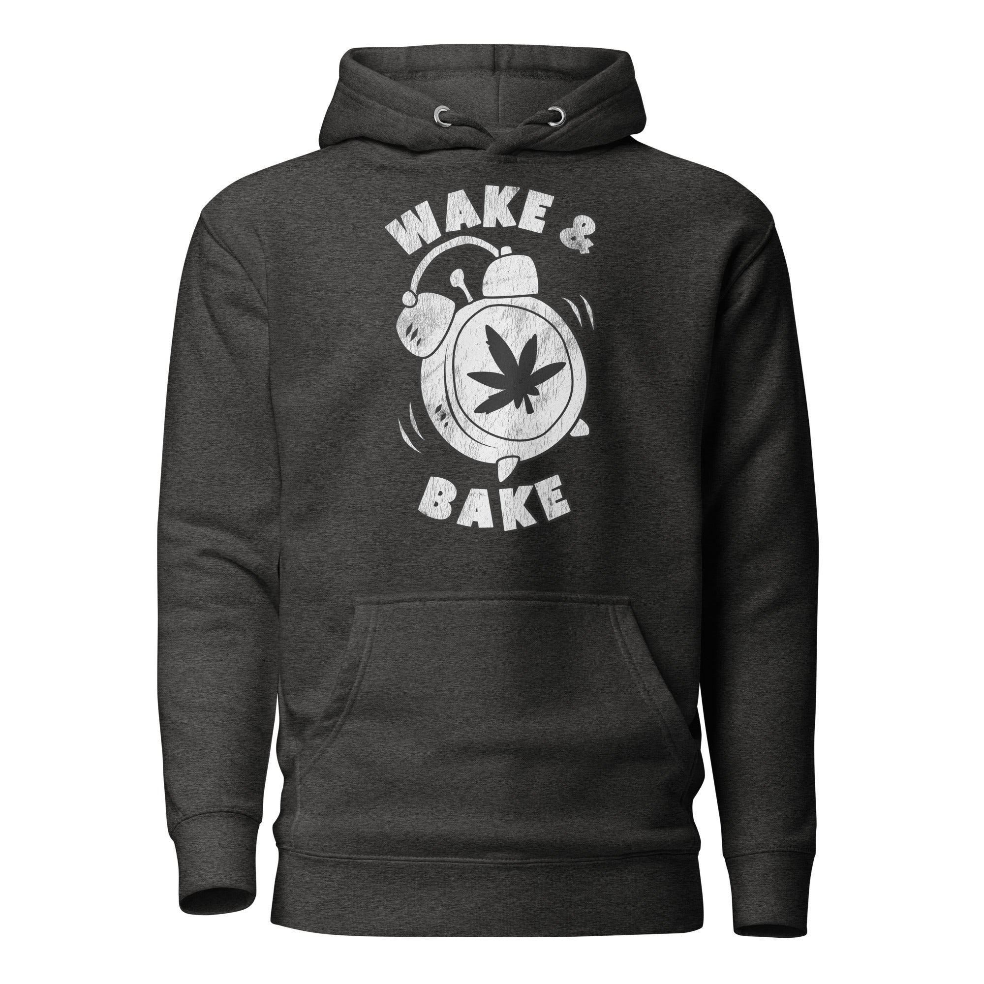 Wake & Bake Funny Weed Hoodie – Perfect Cannabis Hoodie for Marijuana Smokers | Magic Leaf Tees