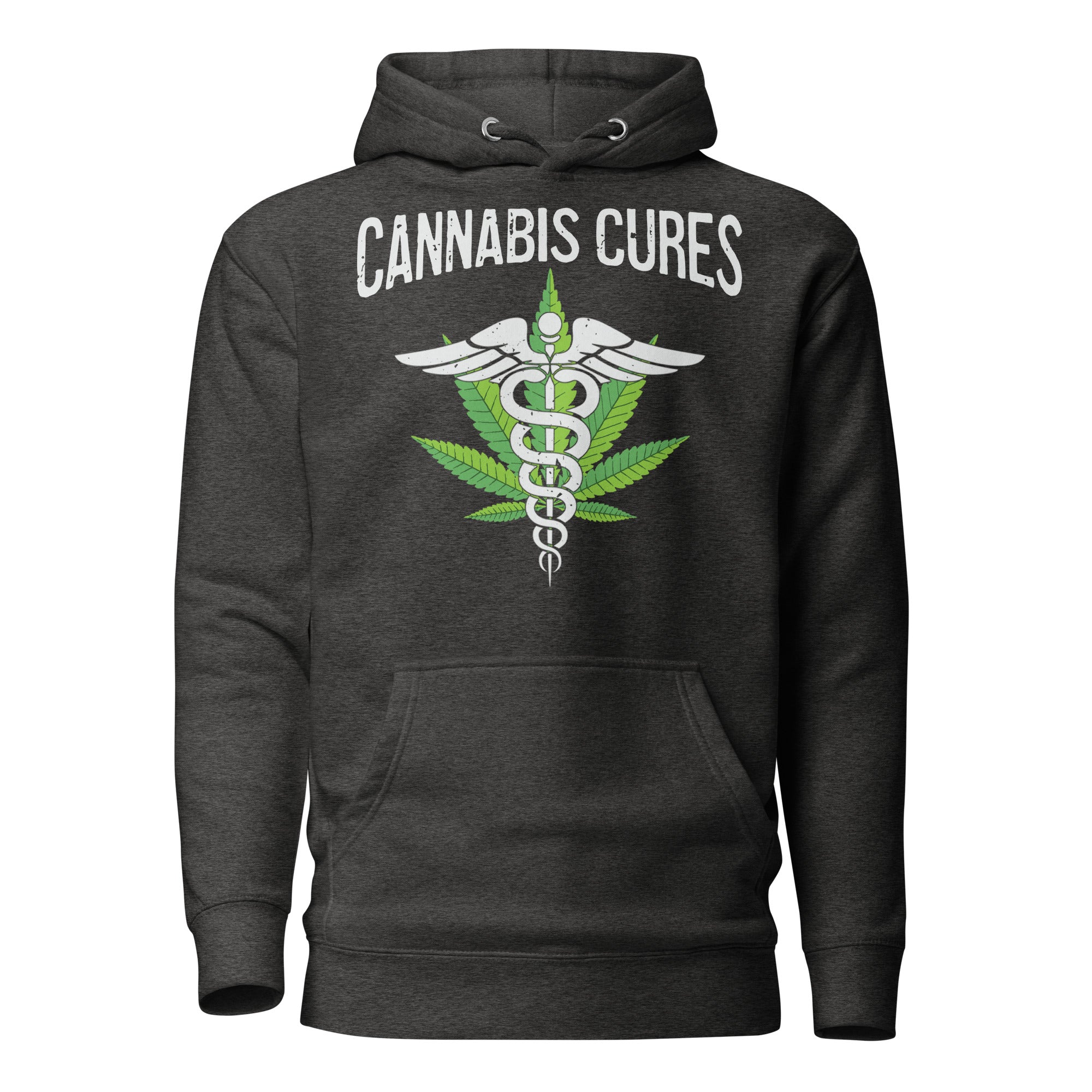 Cannabis Cures Medical Marijuana Hoodie – Perfect Weed Hoodie for Cannabis Healthcare Advocates | Magic Leaf Tees