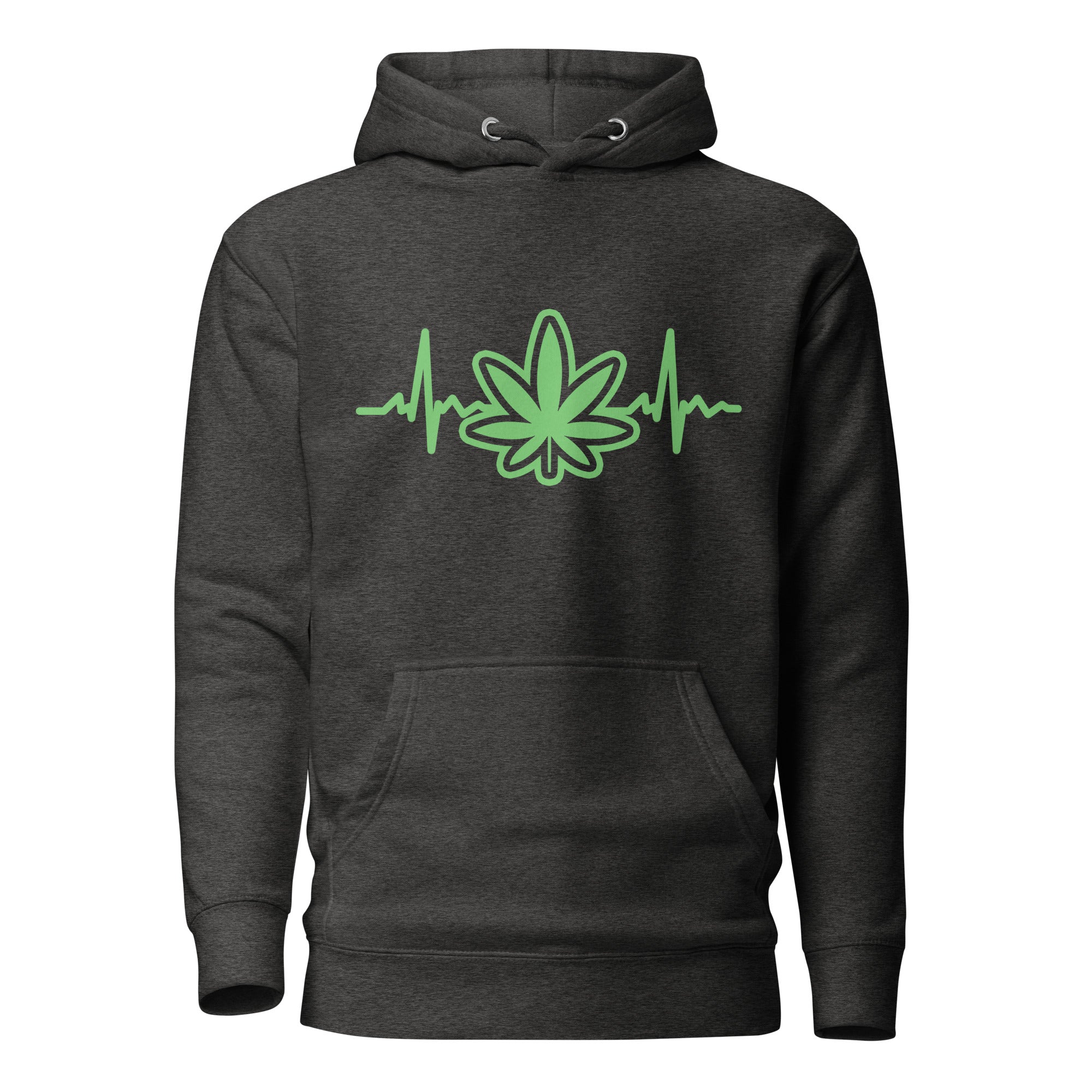 Heartbeat Weed Hoodie – Perfect Cannabis Hoodie for Stoners | Magic Leaf Tees