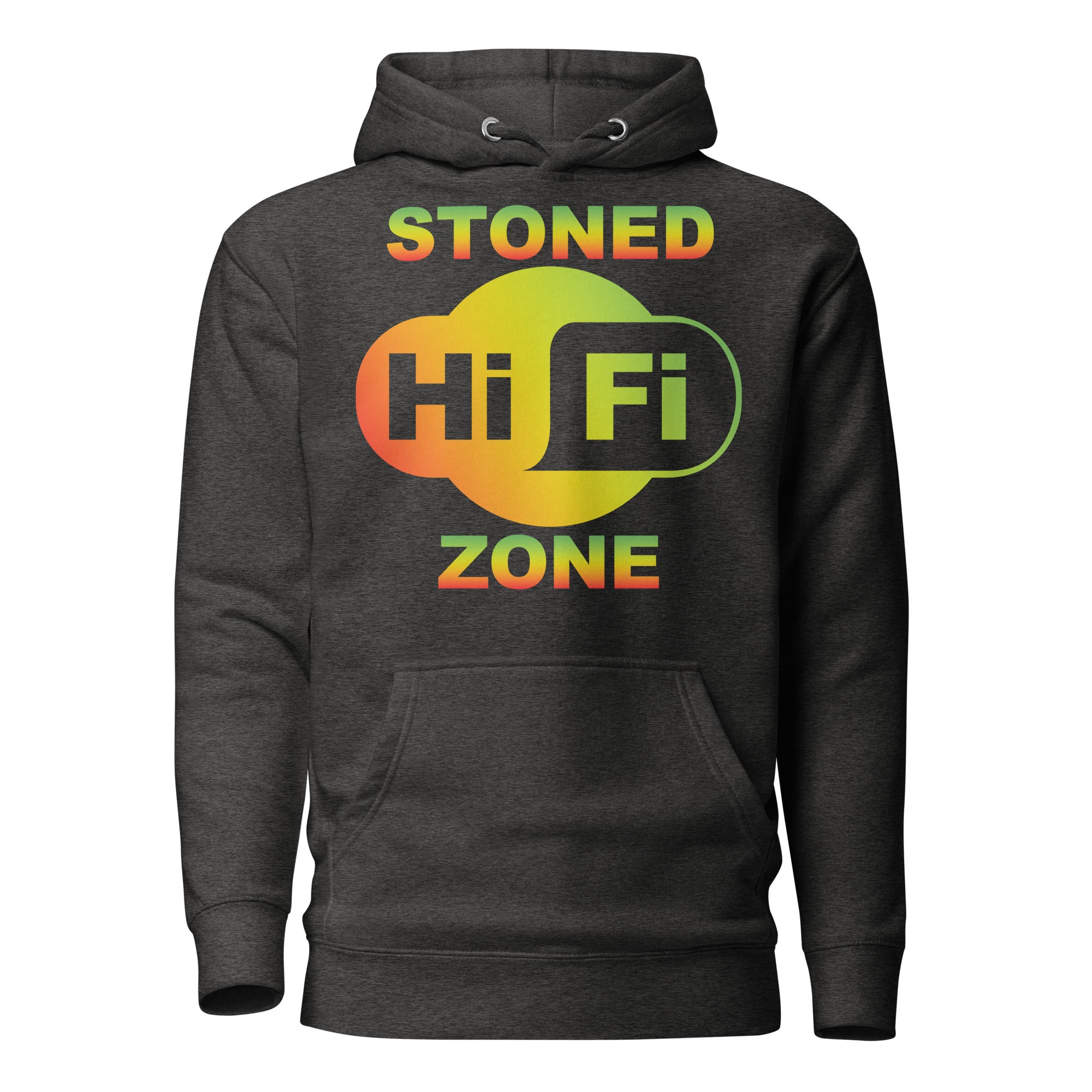 Hi Fi Stoned Zone Hoodie - Trendy Cannabis Apparel for Laid Back Stoners | Magic Leaf Tees