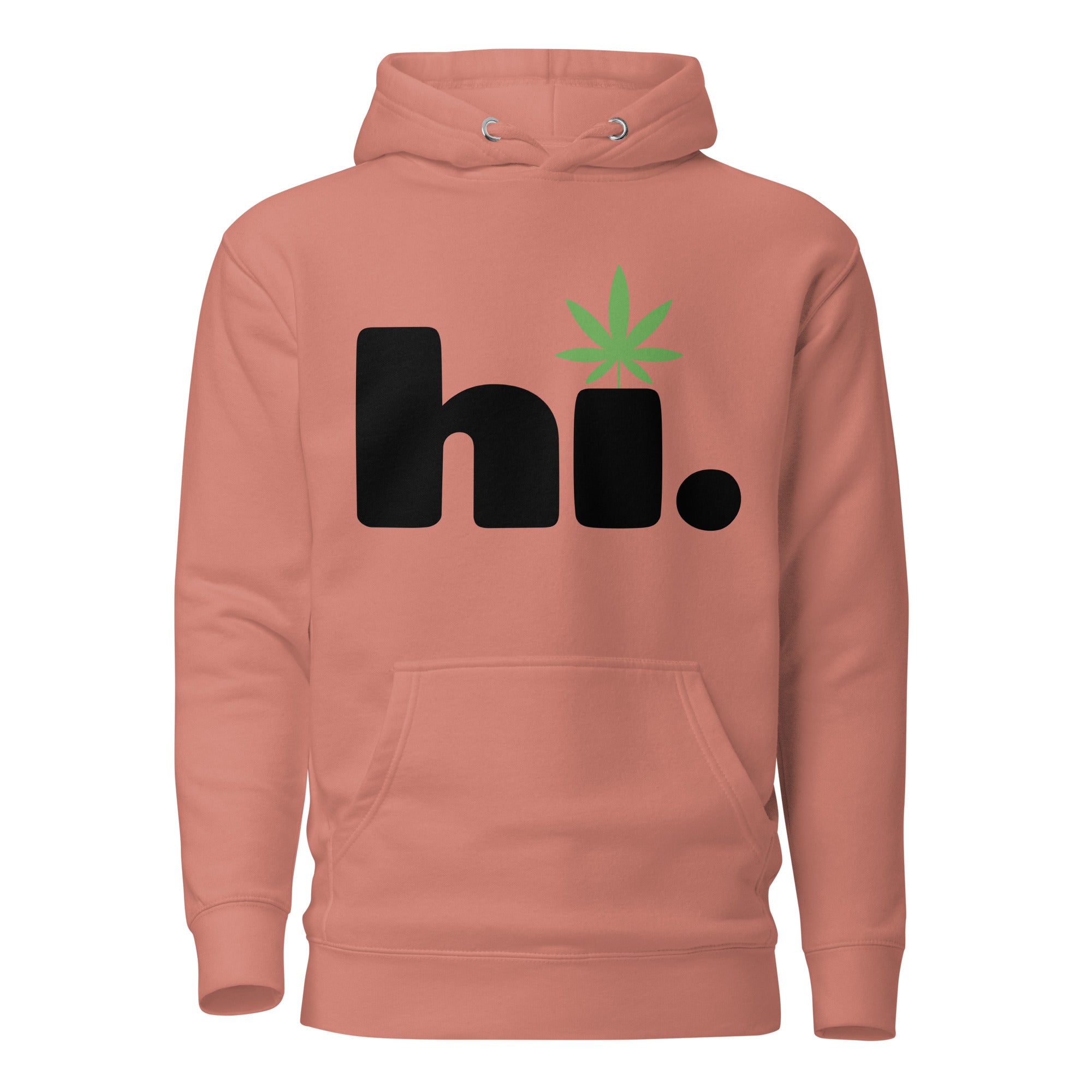 Hi. Funny Cannabis Hoodie – Perfect Weed Hoodie for Fun-Loving Marijuana Users | Magic Leaf Tees