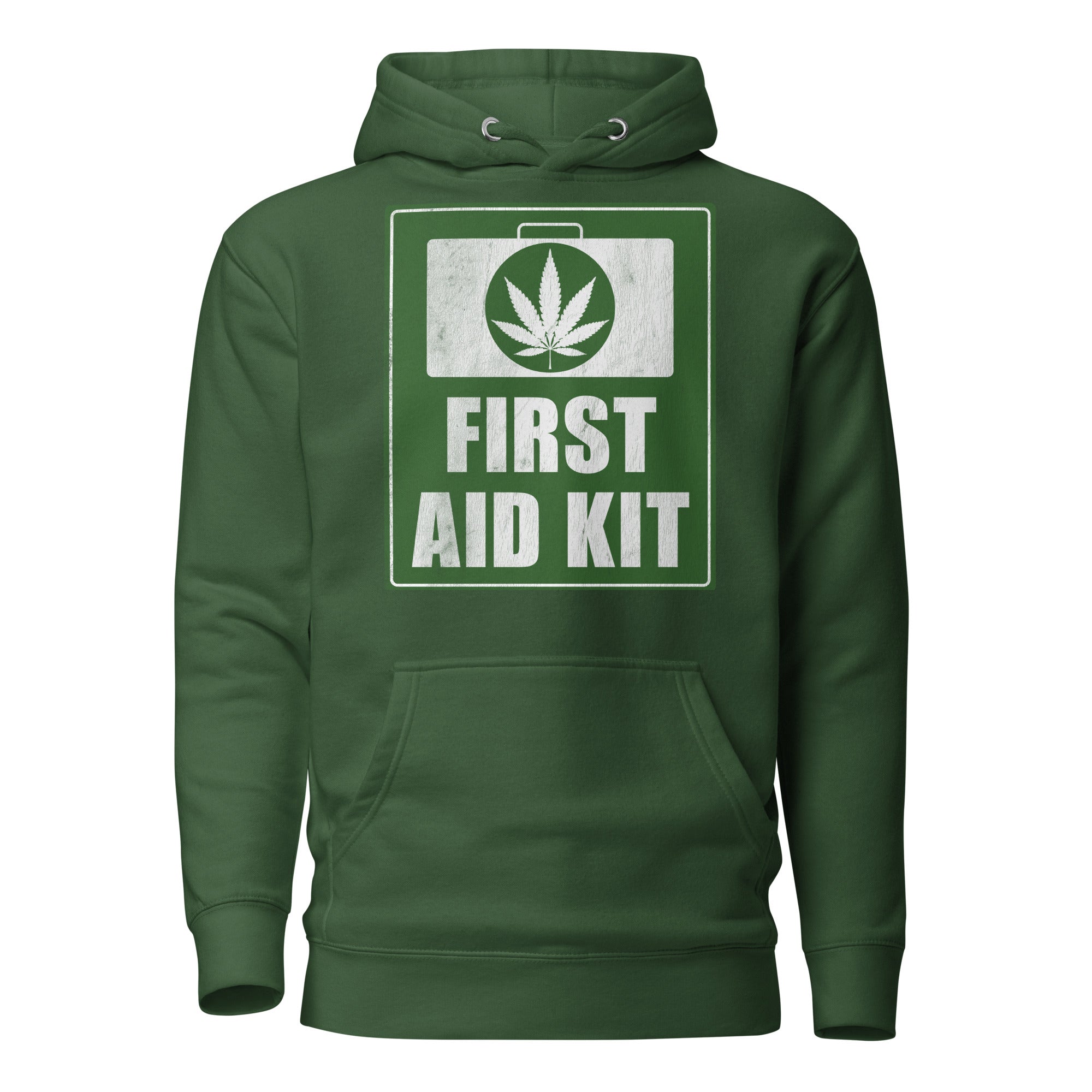 First Aid Kit Funny Medical Marijuana Hoodie – Perfect Weed Hoodie for Cannabis Patients | Magic Leaf Tees