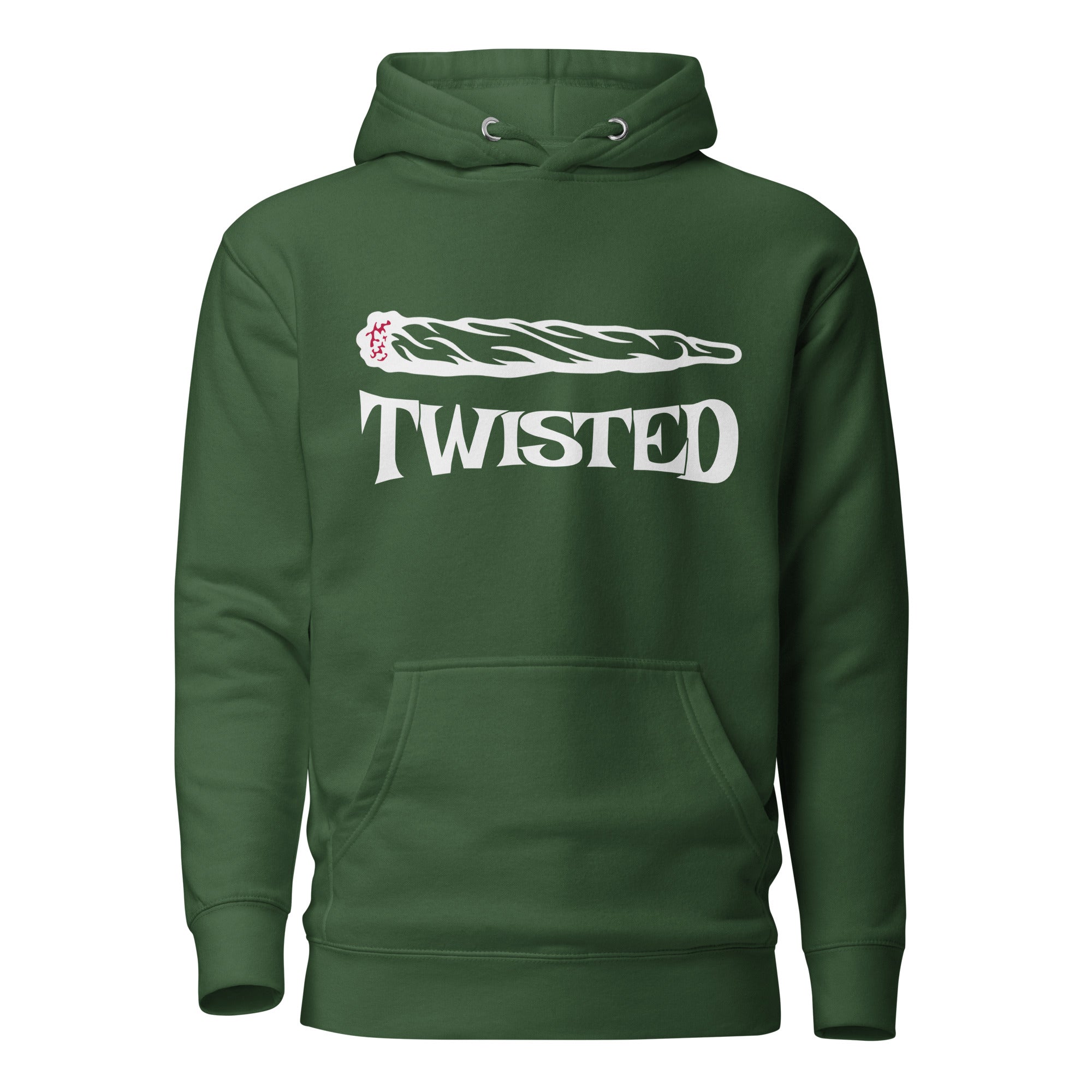 Twisted Weed Hoodie – Lit Cannabis Apparel | Magic Leaf Tees